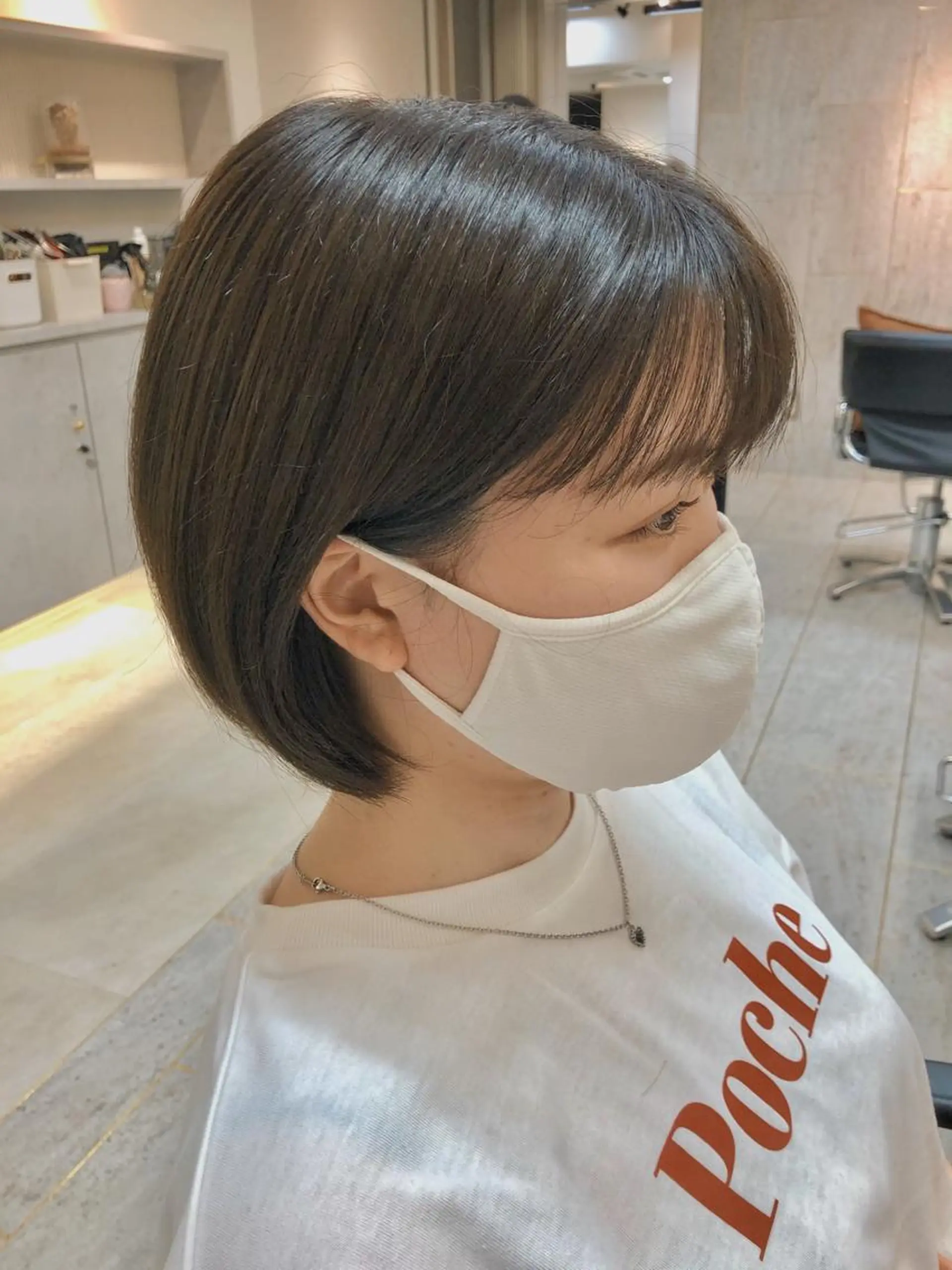ショート カラー ヘアカラー トリートメント ヘッドスパ 長井 徹行のヘアスタイル