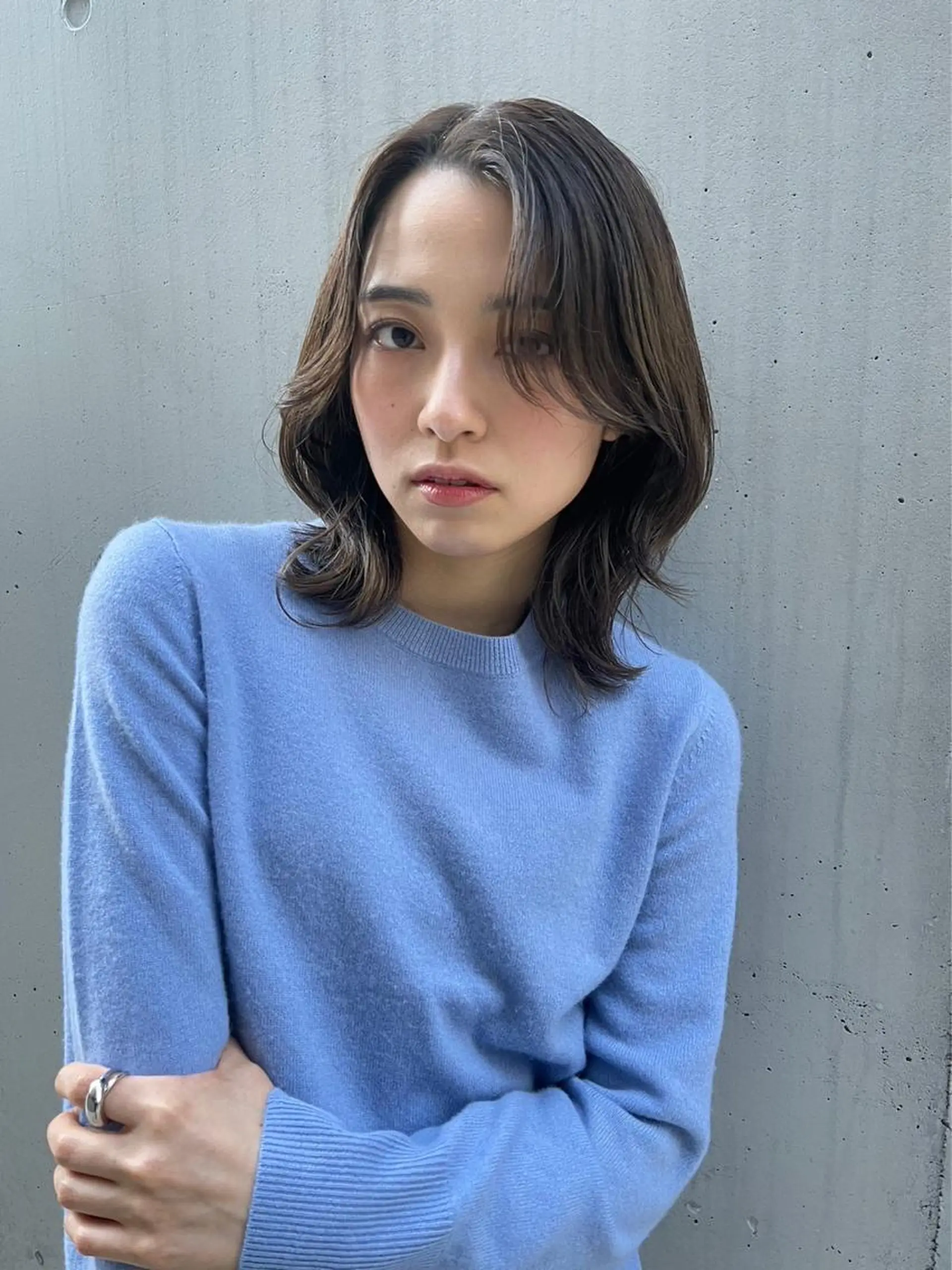 ミディアム ✨美髪透明感ソムリエ ✨💎KAZU💎のヘアスタイル