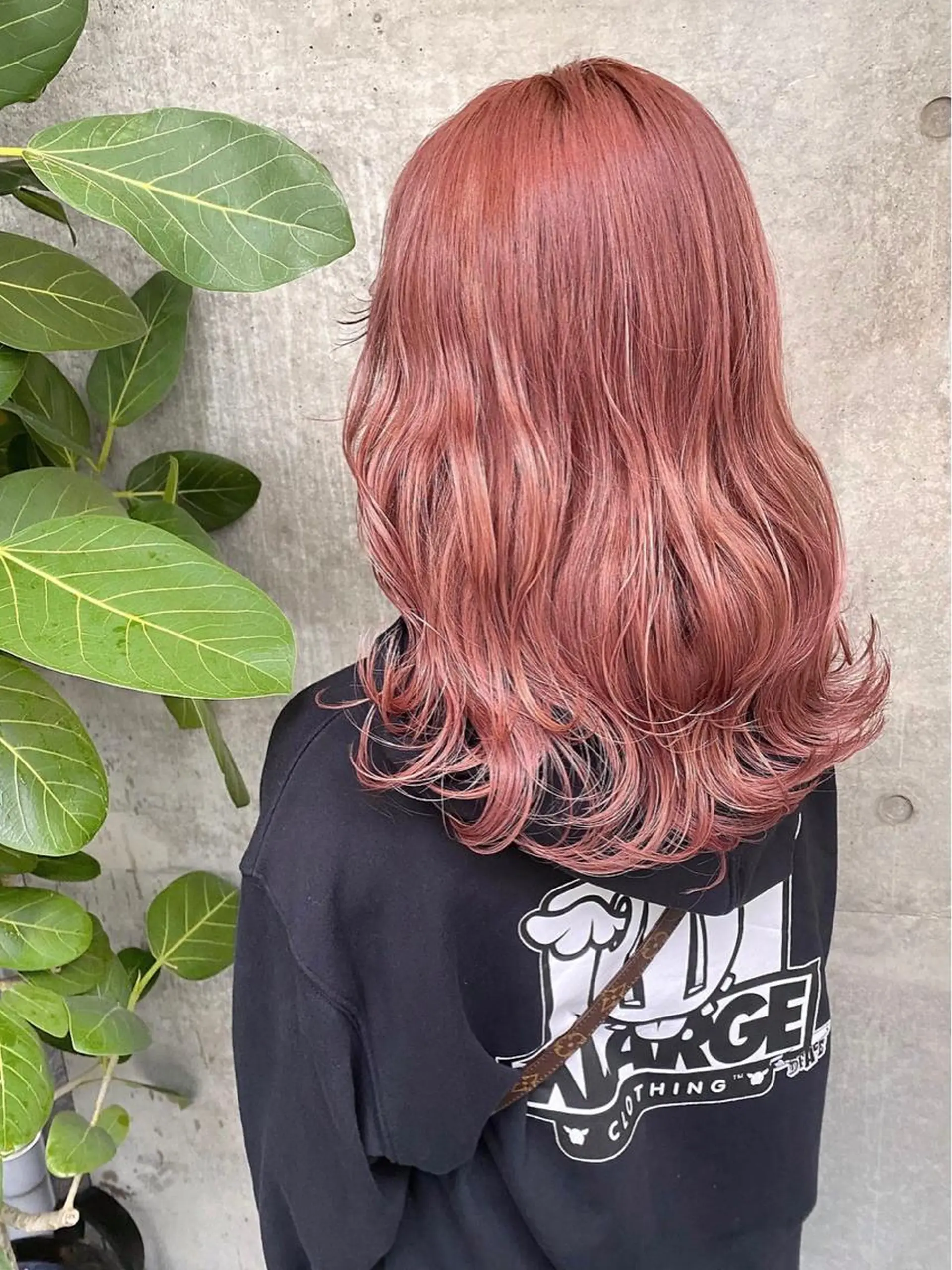 セミロング カラー ベージュカラー ピンクカラー ピンクベージュ 似合わせカラー🫶 小川千波のヘアスタイル