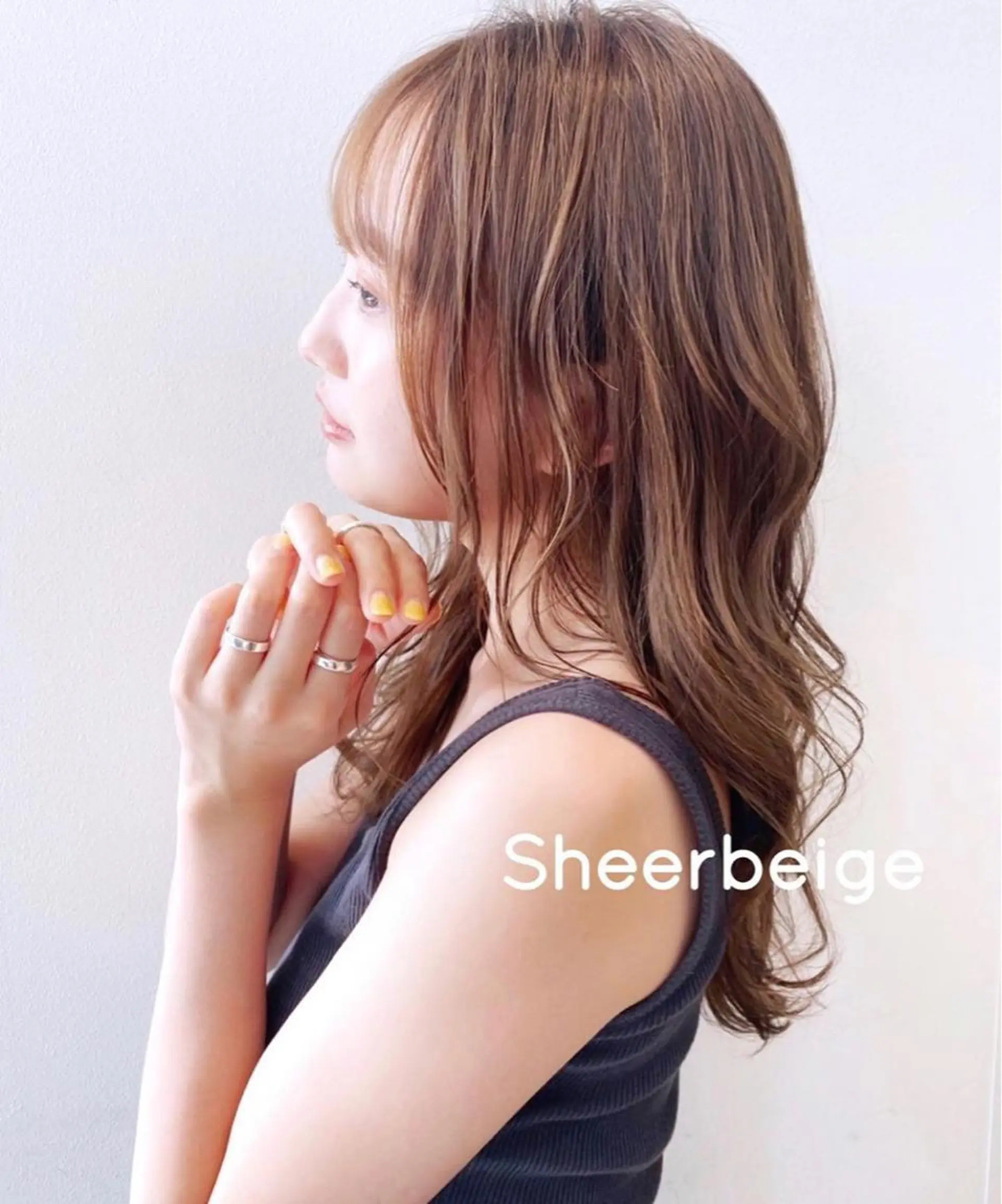 ロング カラー k-twoたき✨艶感 カラー/美髪矯正のヘアスタイル