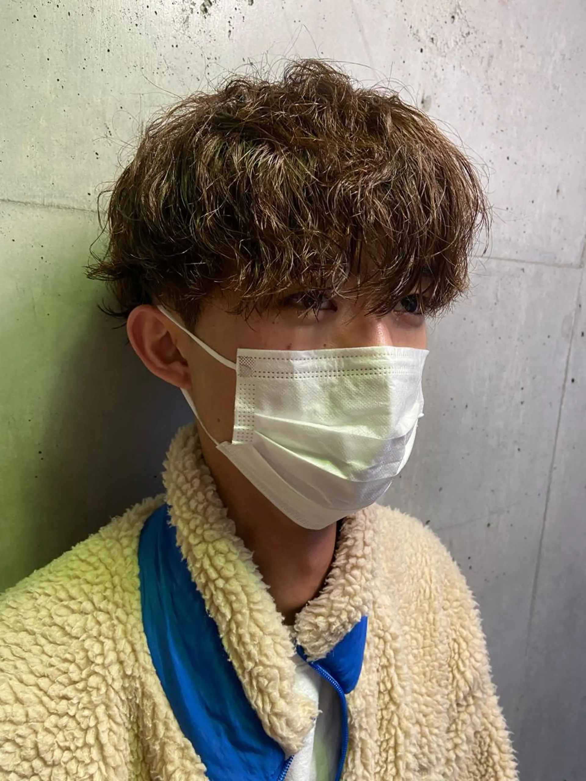 ショート カラー パーマ メンズ Mirai 🧸のヘアスタイル