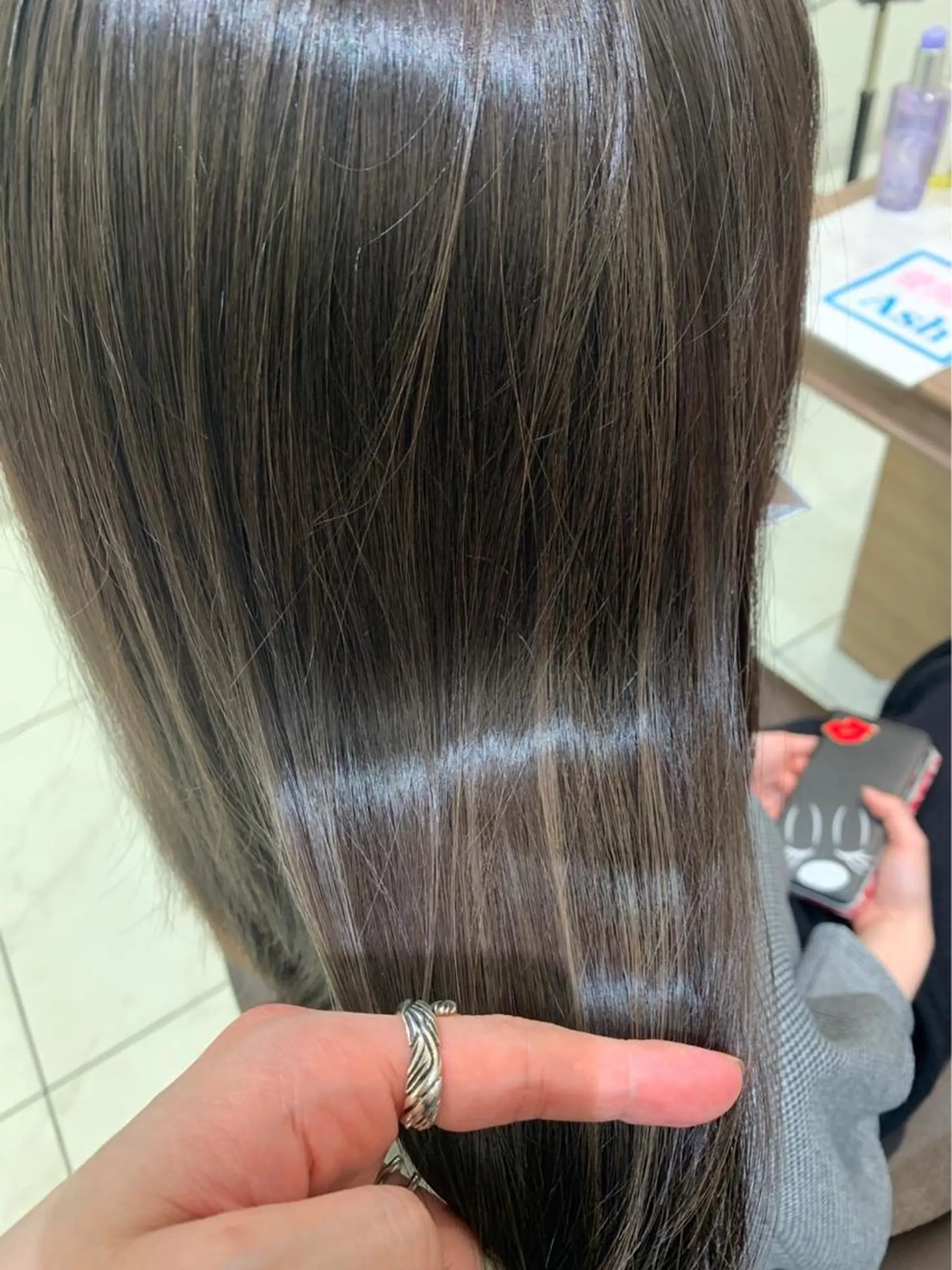 セミロング 店長 後藤剛のヘアスタイル