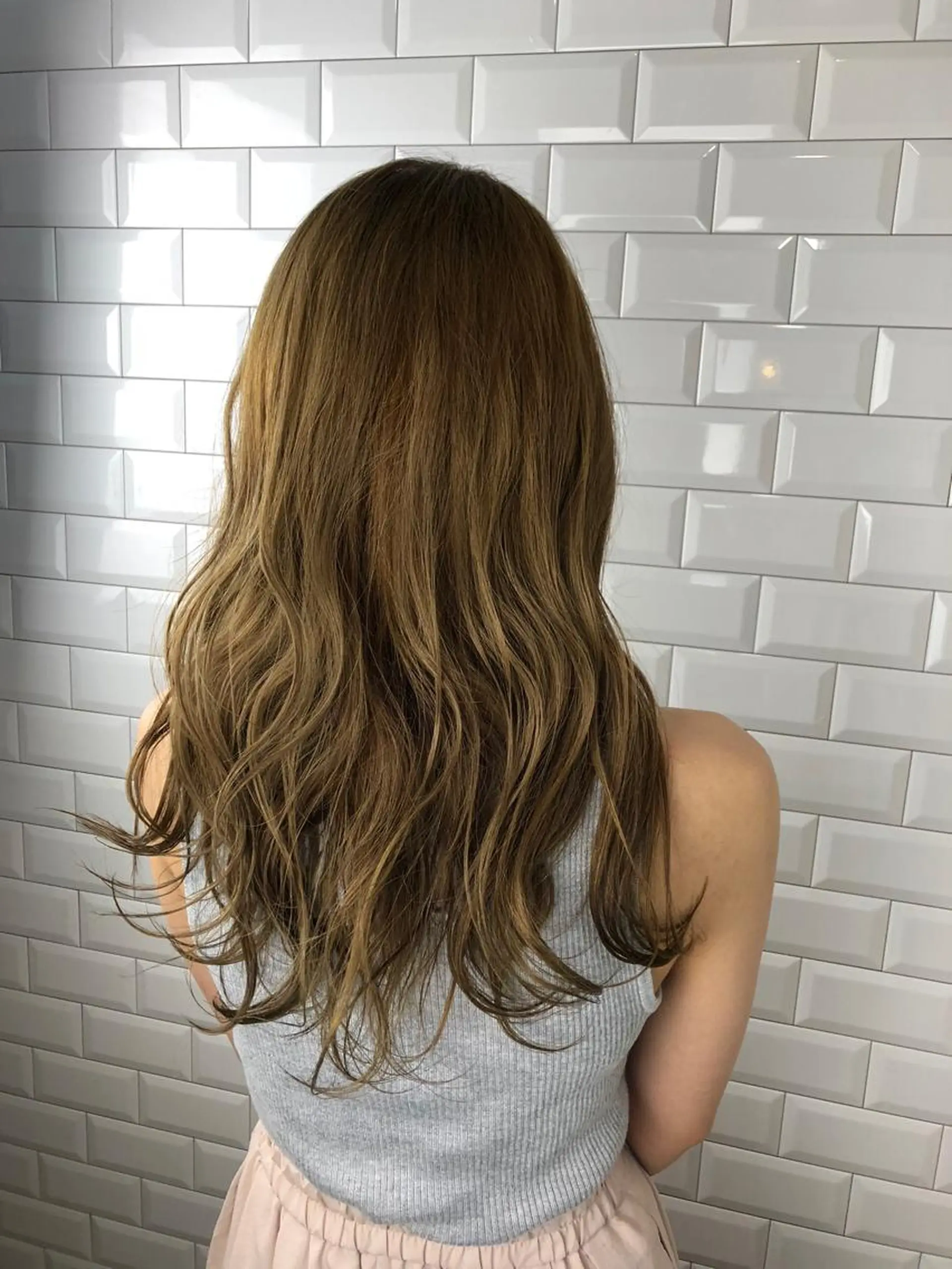 セミロング ヘアカラー トリートメント iroa＋color 鶴見店のヘアスタイル