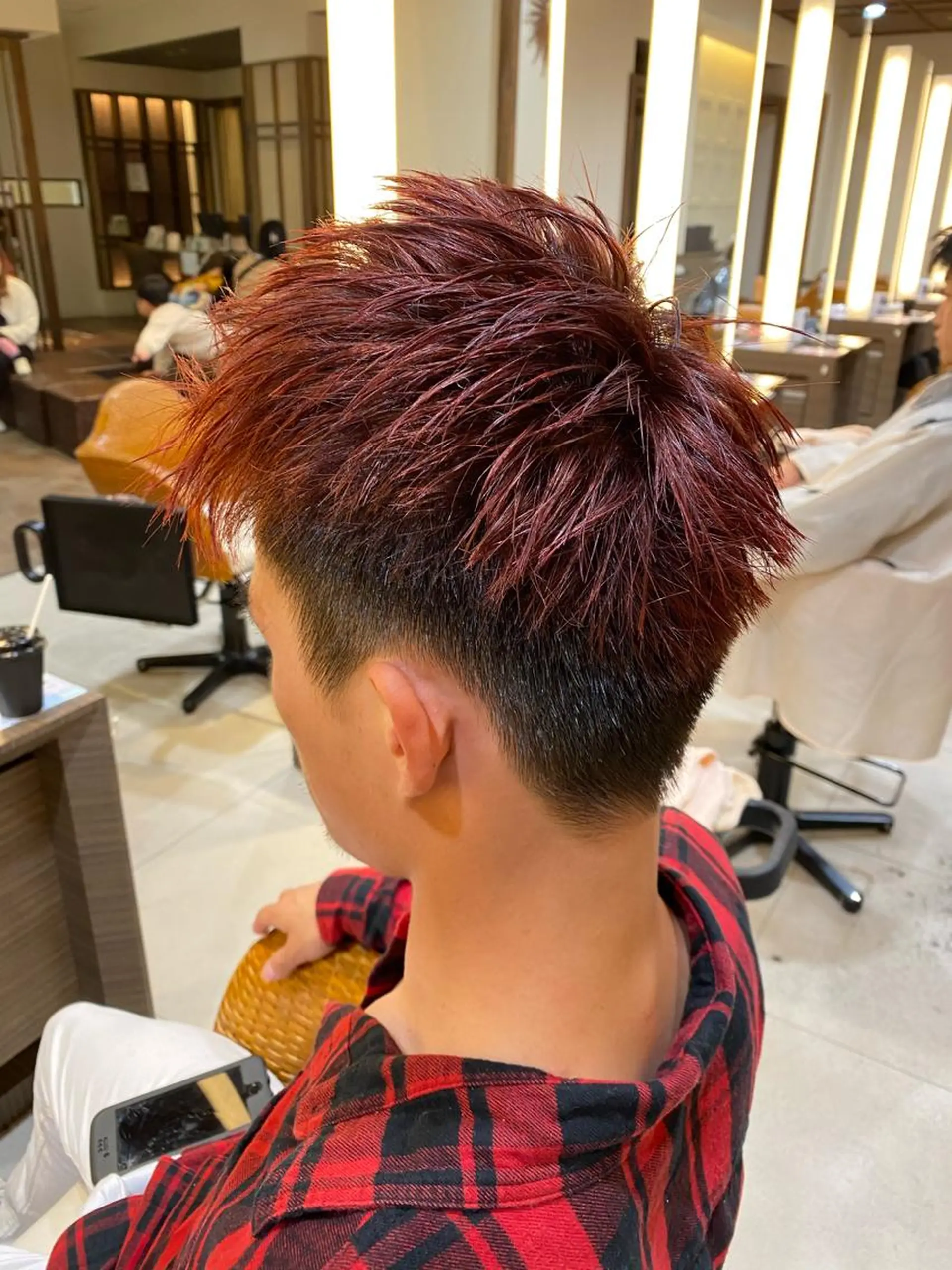 メンズ 髪質改善 阿部のヘアスタイル