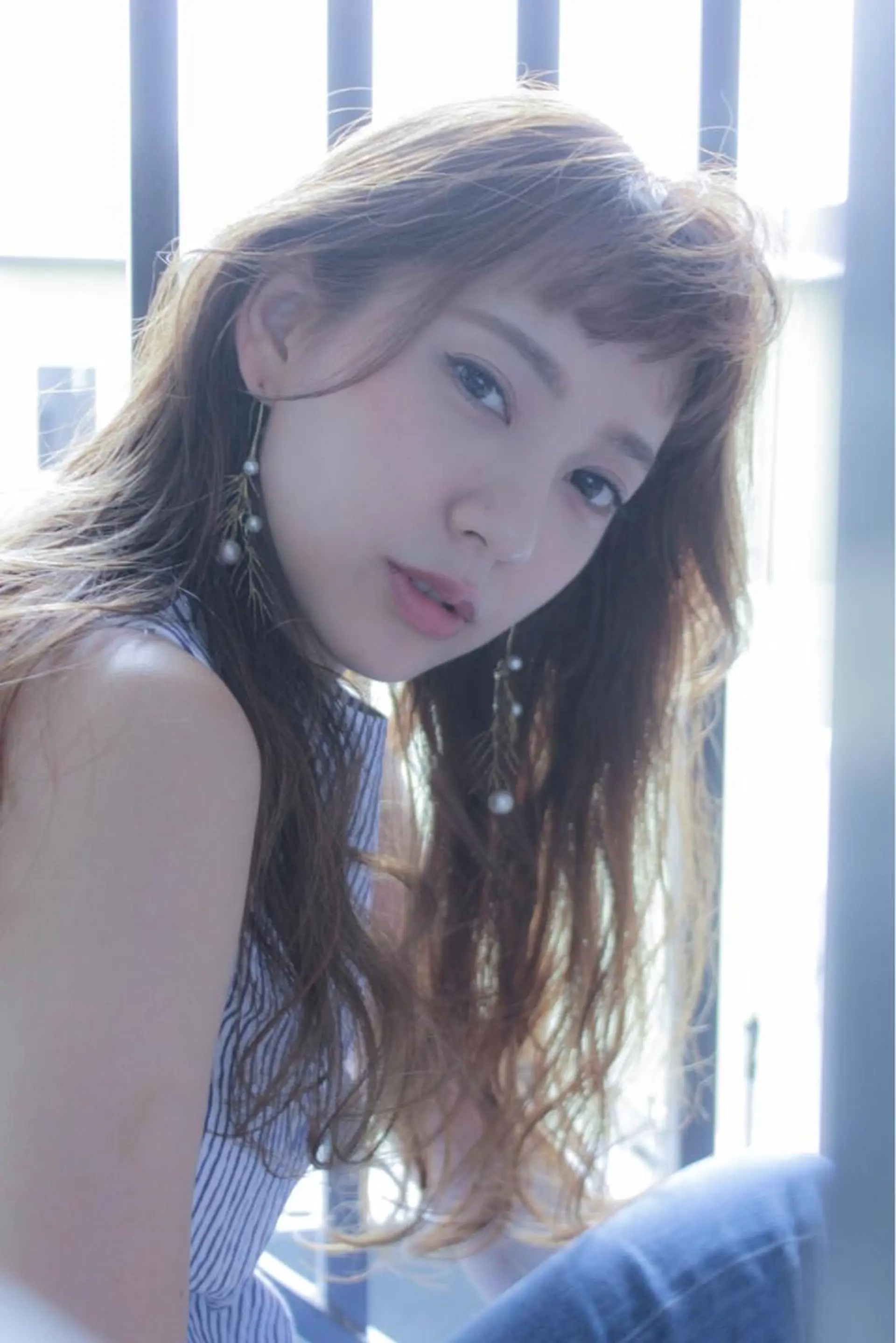 ロング 永田 崇のヘアスタイル