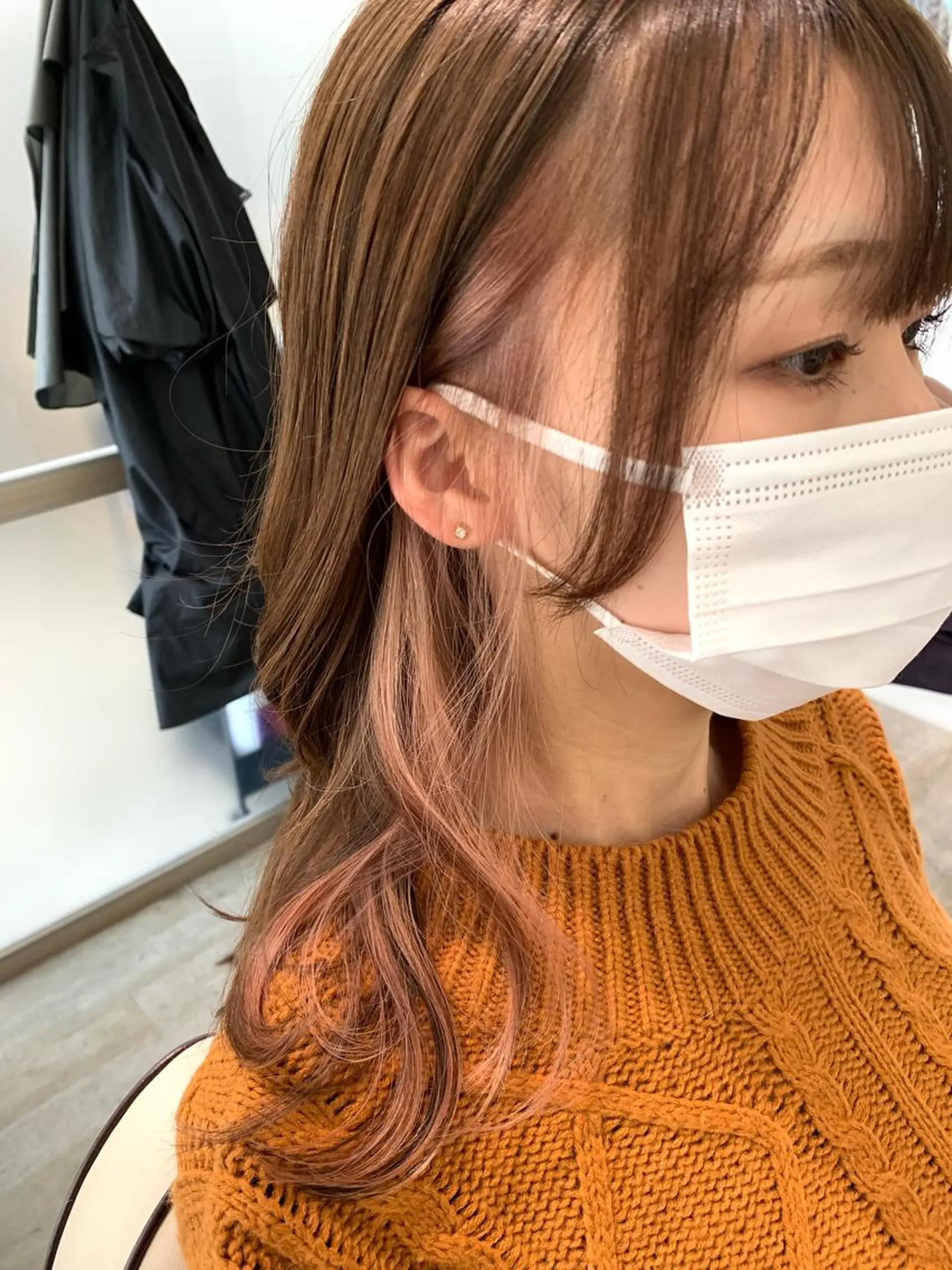 セミロング 髪質改善×艶カラー Haruのヘアスタイル