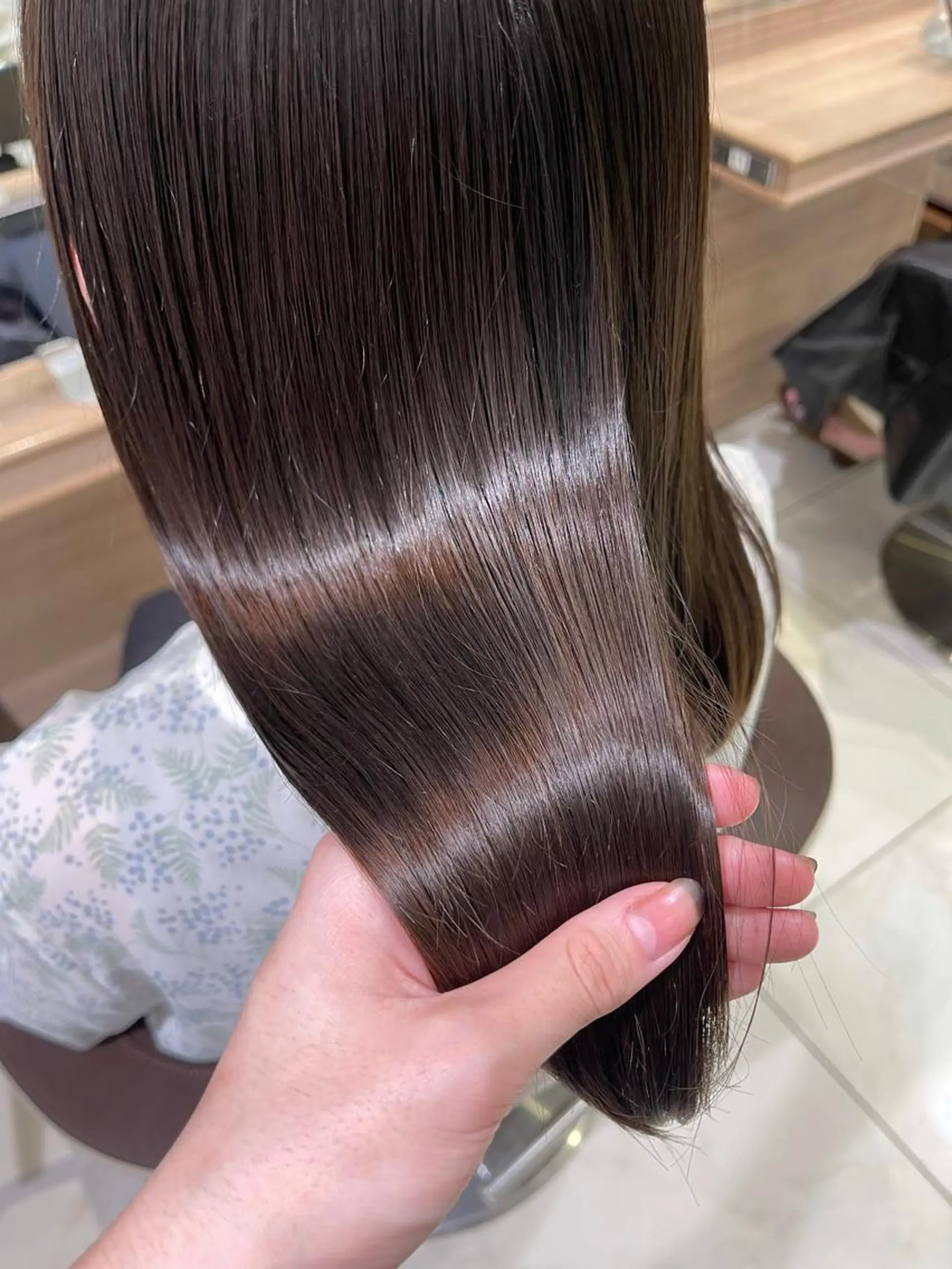 セミロング カラー 艶カラー みゆう🎀のヘアスタイル