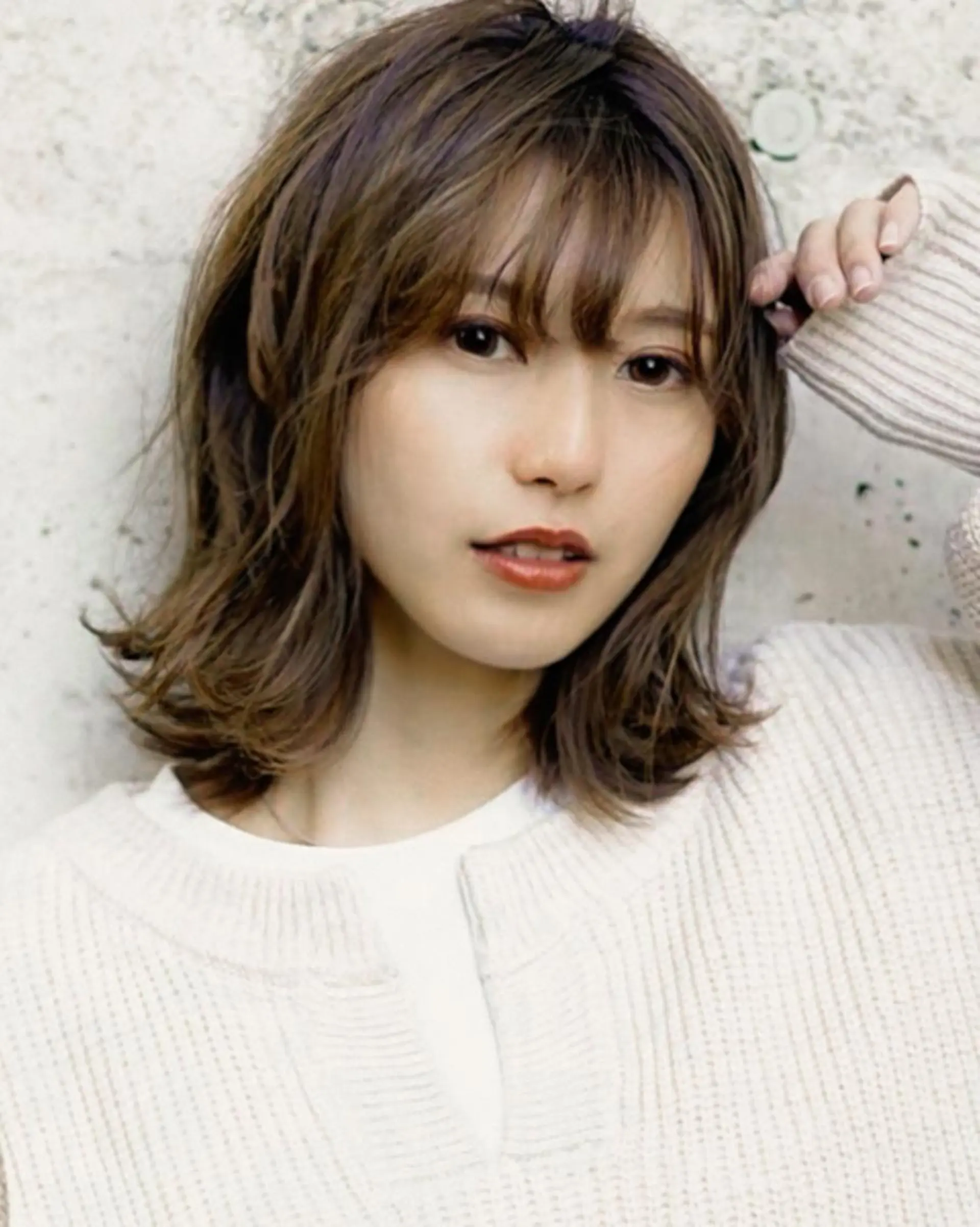 ミディアム カラー パーマ メンズカット ⭐こさかしょうご⭐のヘアスタイル