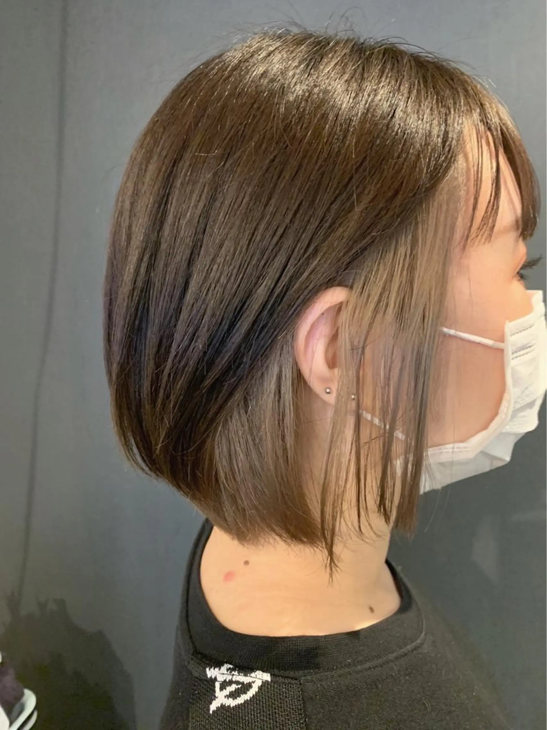 カラー イヤリングカラー インナーカラー ヘアカラー トリートメント ✨縮毛矯正✨髪質改善 ナカシマ ユミのヘアスタイル