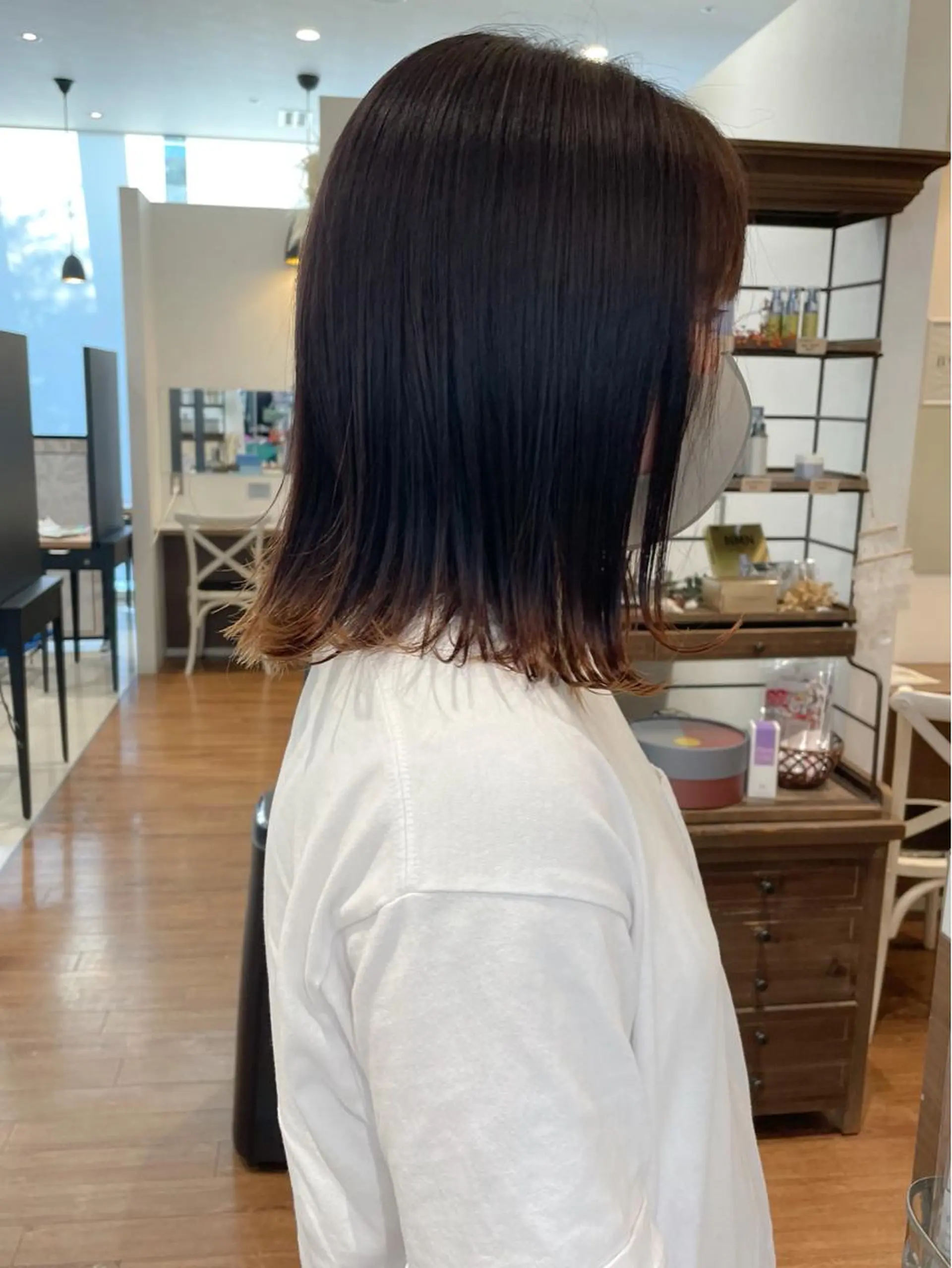 ミディアム カット 髪質改善/ブリーチ 田代 龍我のヘアスタイル