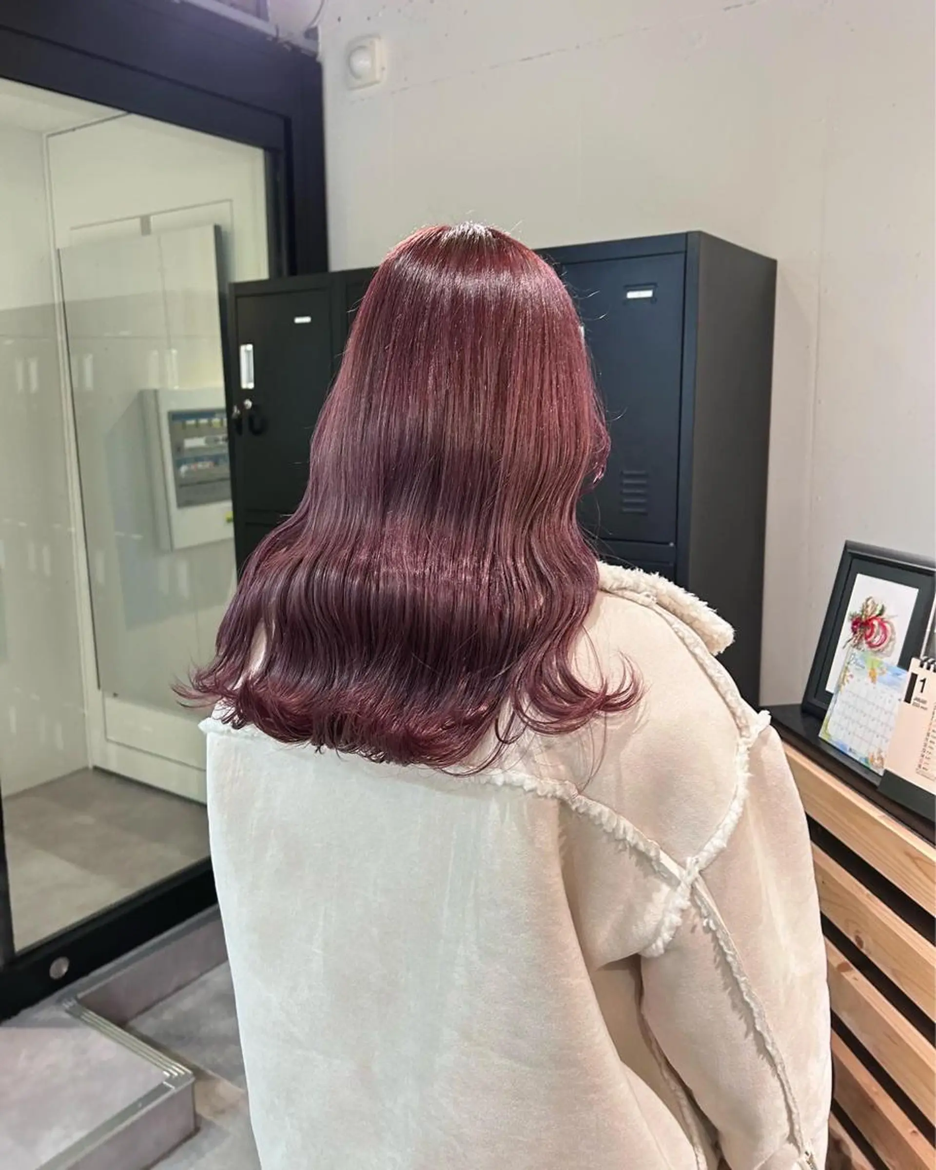 カラー ベージュカラー ブリーチ ピンクカラー ピンクベージュ ryo yaのヘアスタイル