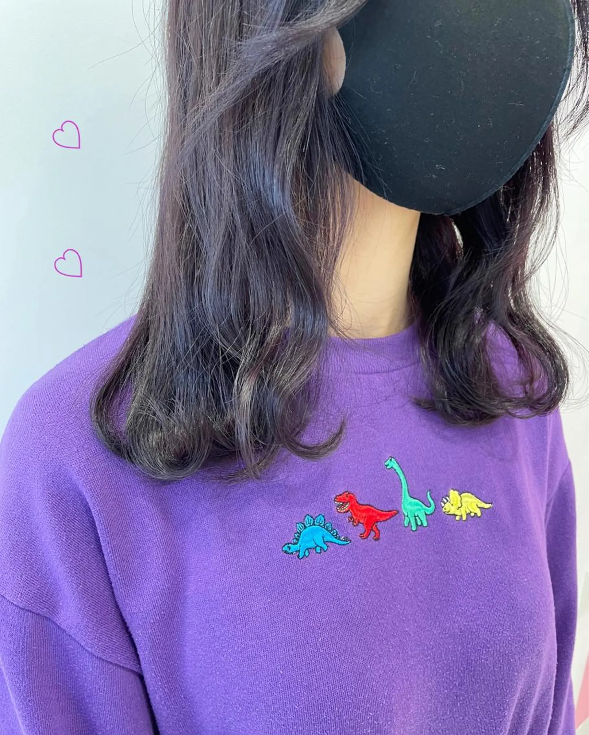 ミディアム カラー ラベンダーカラー ラベンダーグレー 新宿駅近♡個室 ♡関口三都季🌜のヘアスタイル
