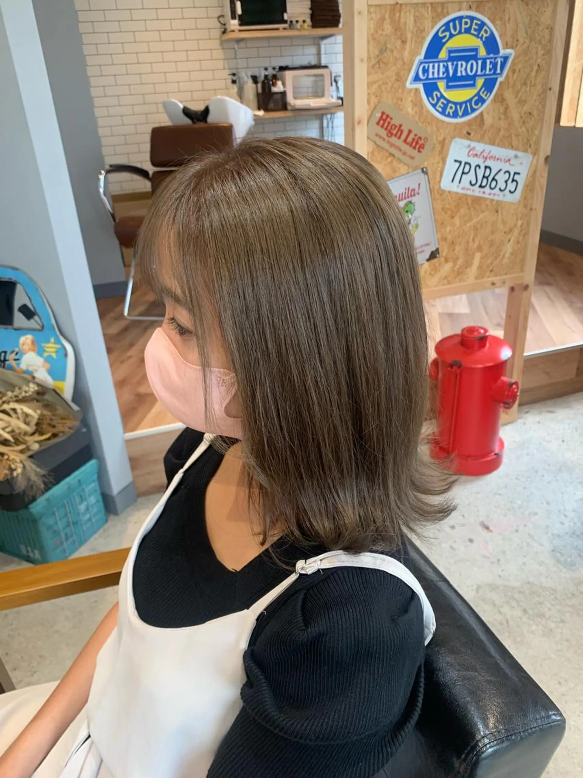 ミディアム カラー stylist N0Nのヘアスタイル