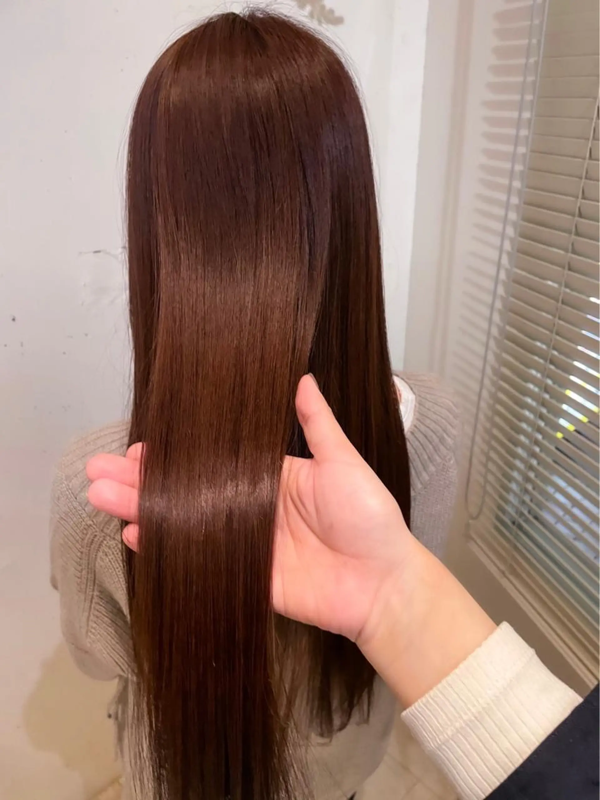 ロング カラー ヘアカラー トリートメント いまじゅく あおいのヘアスタイル