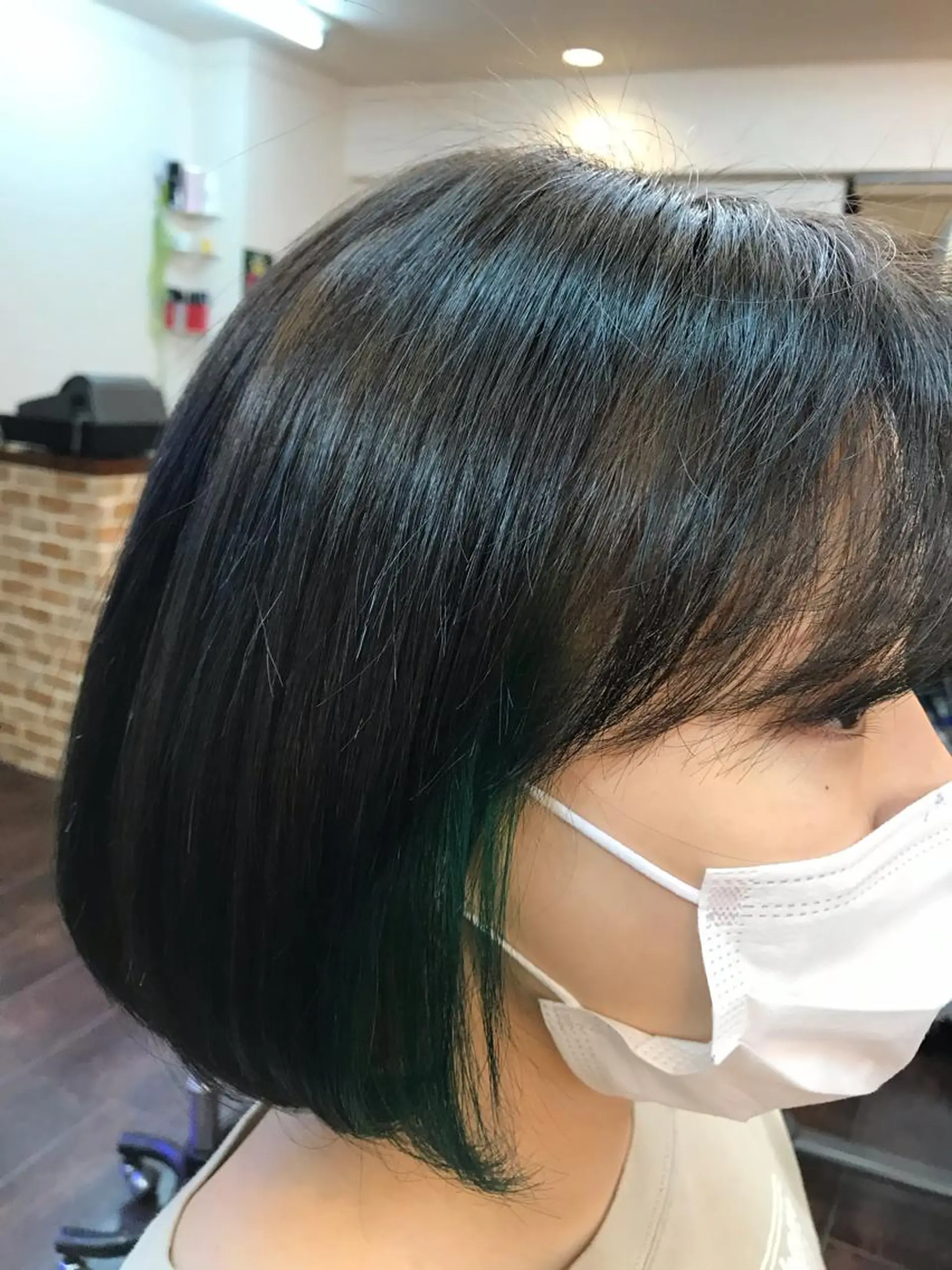 ミディアム カラー 桧山 真のヘアスタイル