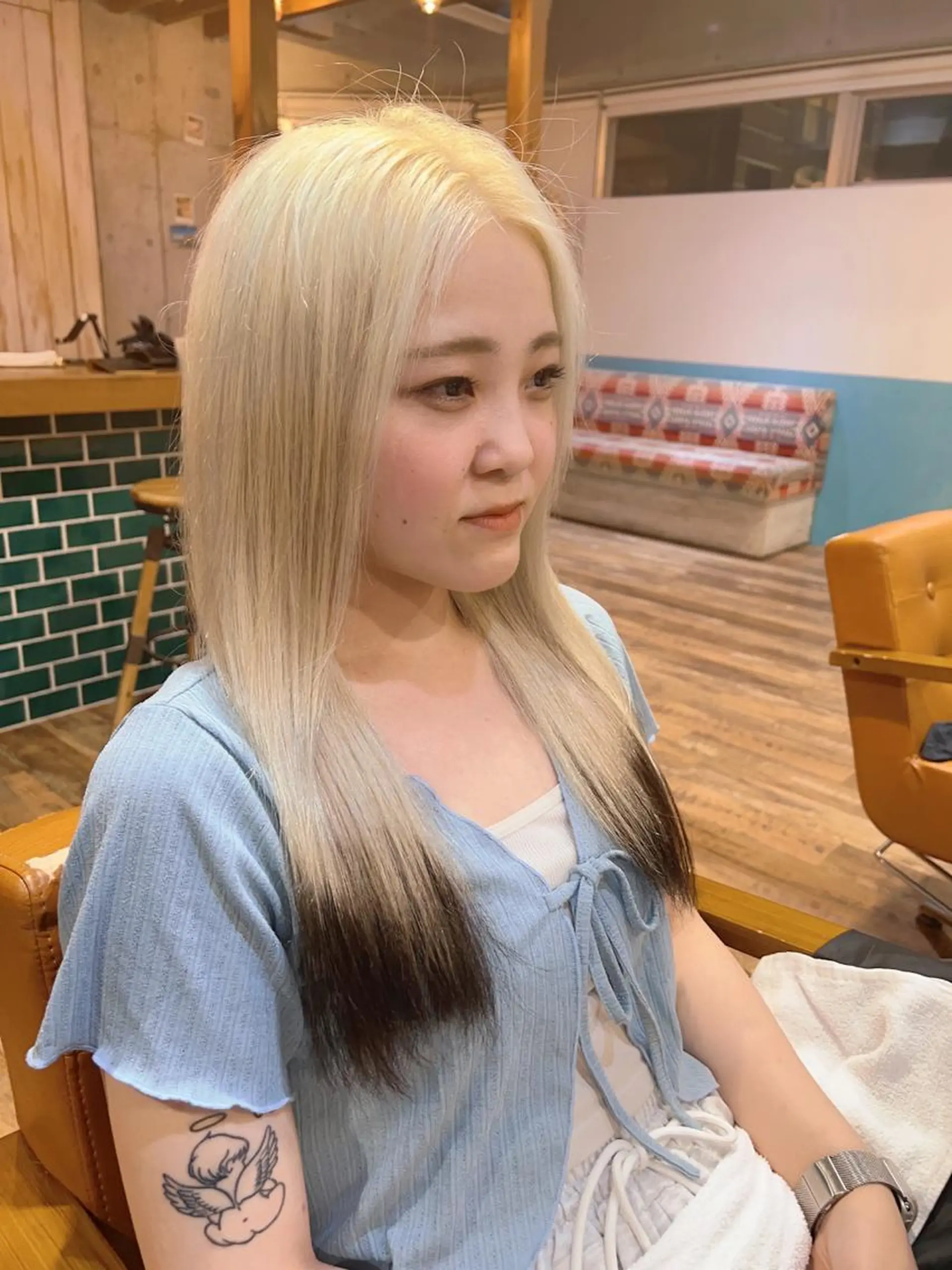 ミディアム カラー カット トリートメント 🎨デザイン🥇 美髪・艶髪　日暮千敬のヘアスタイル