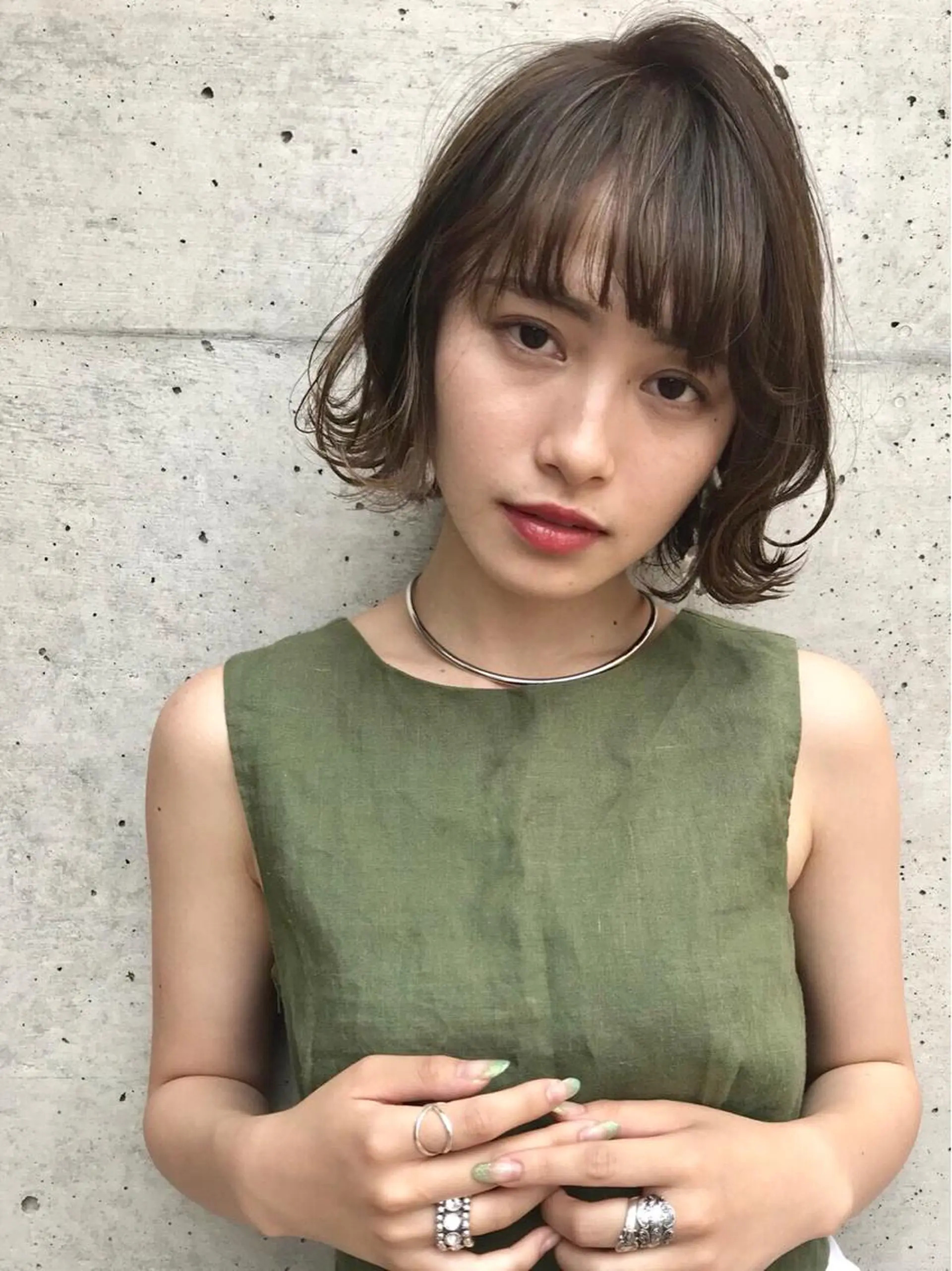 ショート カラー moana surfriderのヘアスタイル