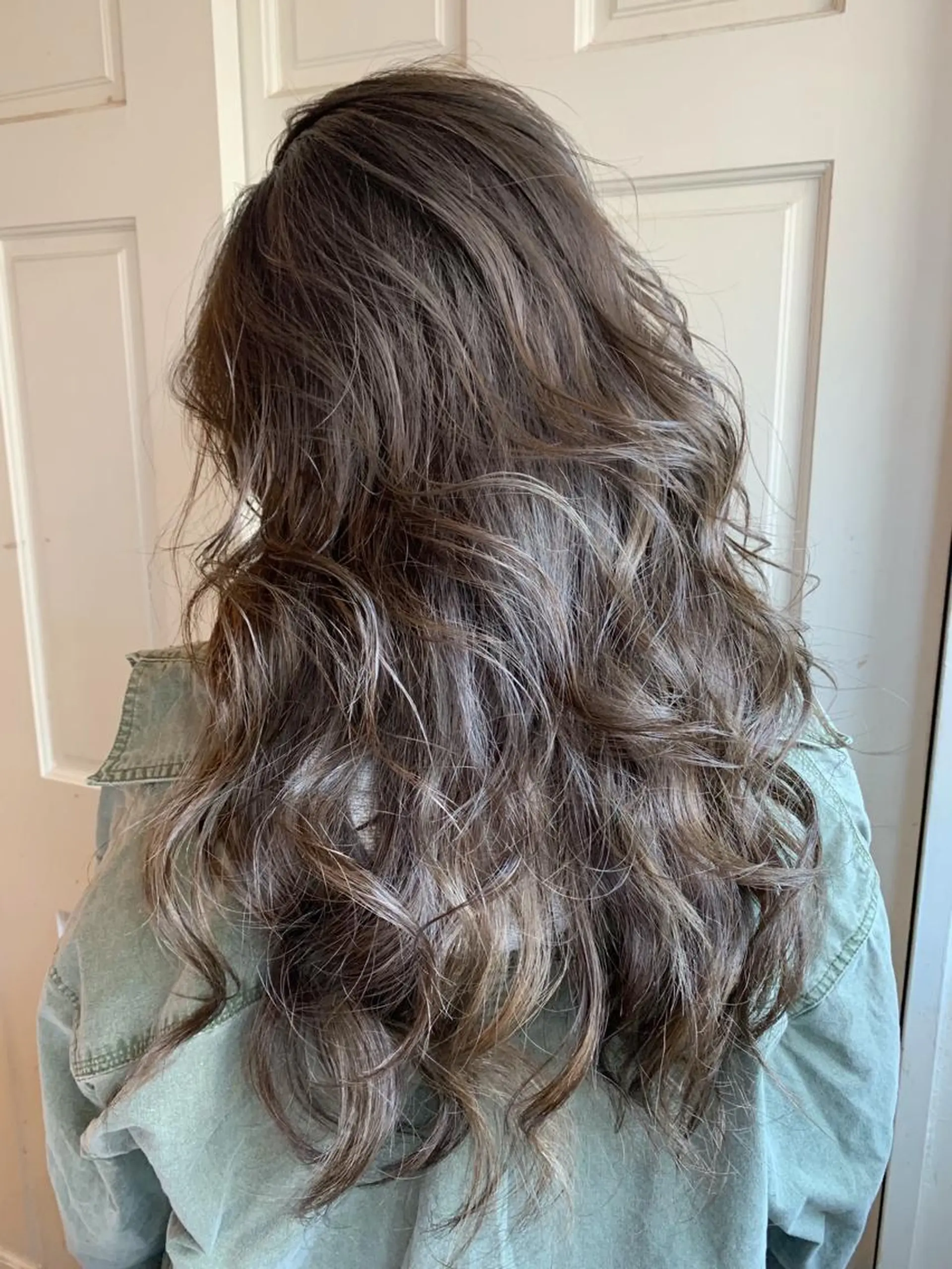 セミロング カラー ヘアアレンジ カット ヘアカラー WATARU🔥／ 外国人風ハイライトのヘアスタイル