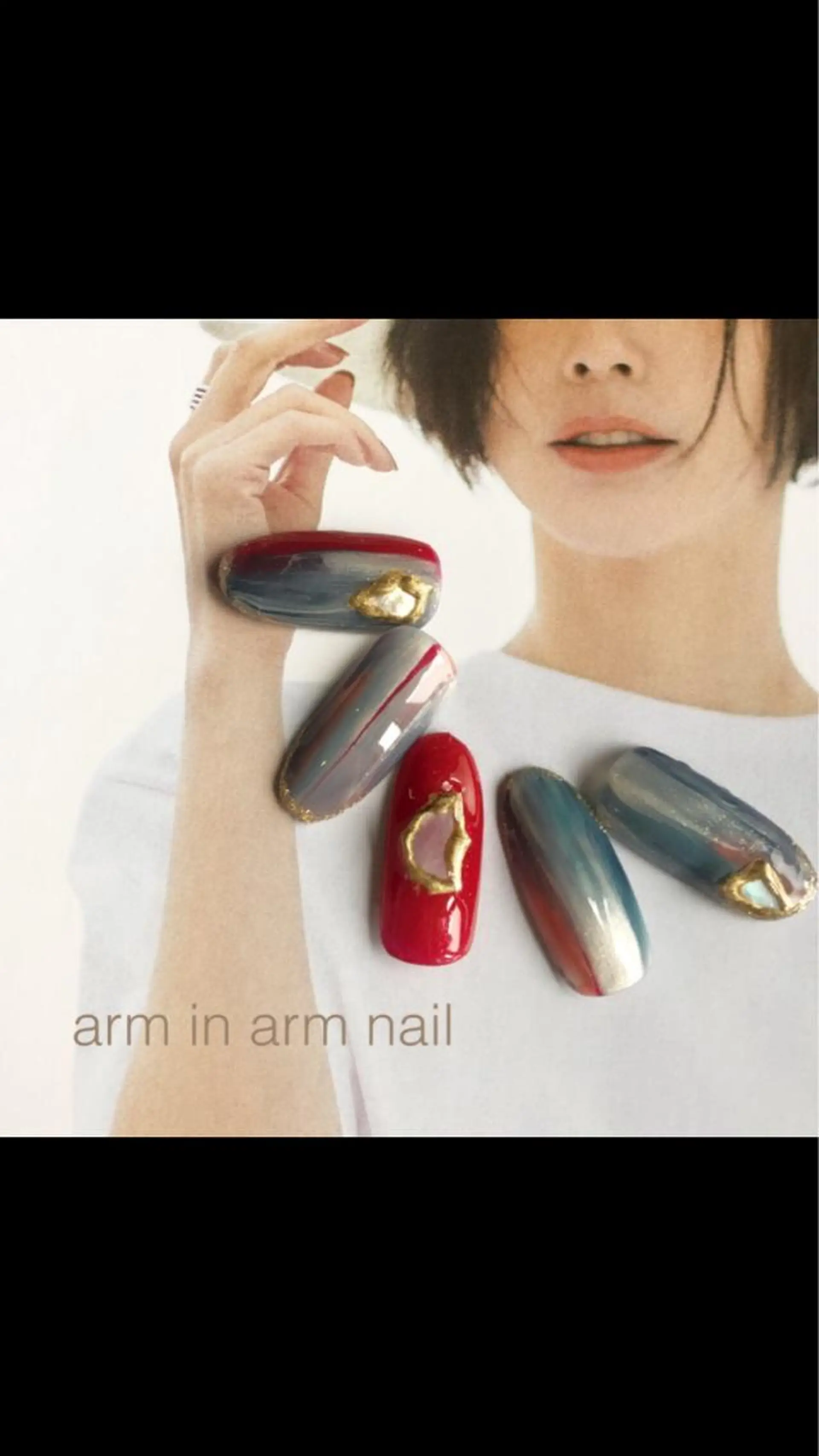 ネイル arm in arm ︎✿Yamamotoのマツエク・マツパデザイン
