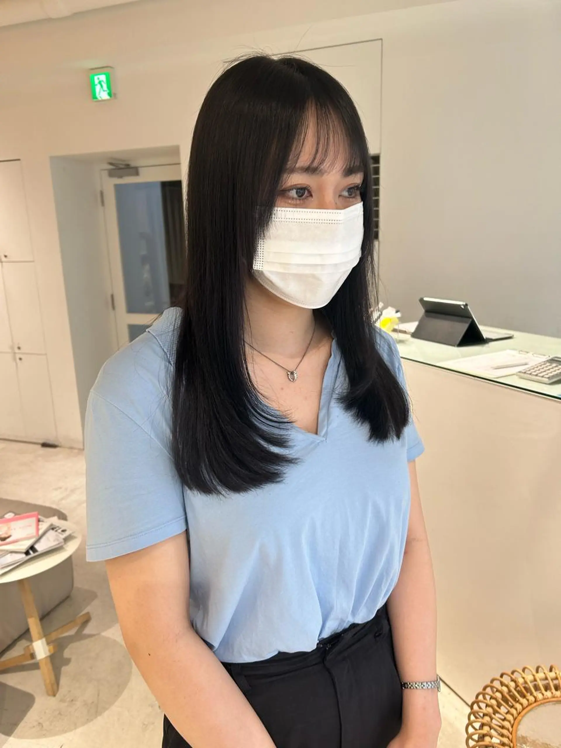 ロング カラー カット ヘアカラー トリートメント 透明感カラー🫧 nanohaのヘアスタイル