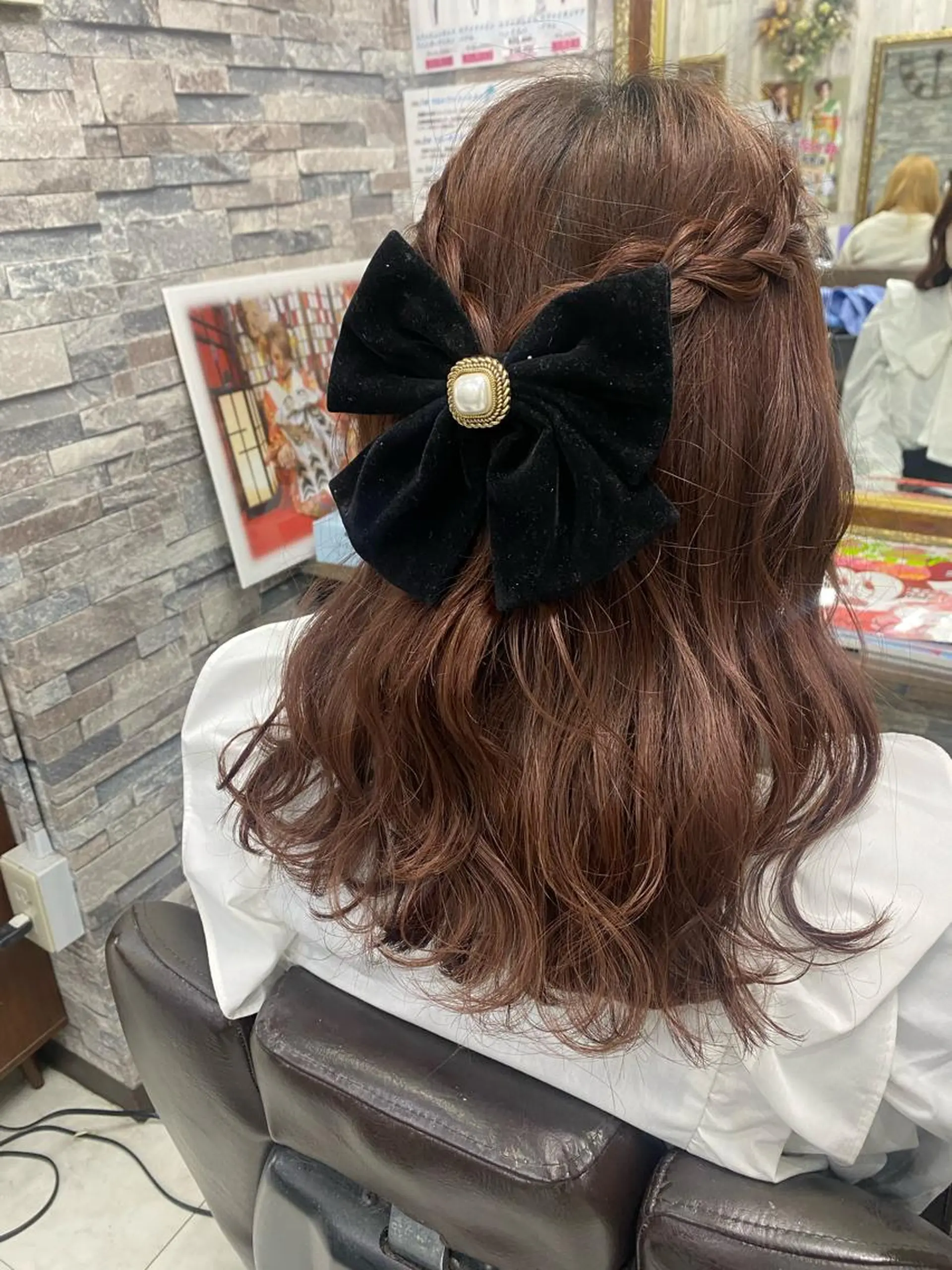 セミロング ヘアセット Arphy/ /のヘアスタイル