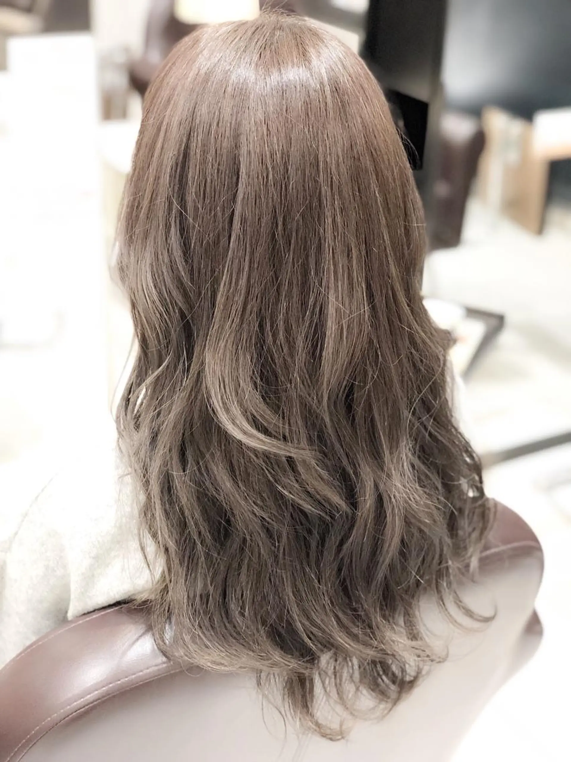 ロング カラー アッシュ ベージュカラー グラデーションカラー 髪質改善/ 艶髪カラー/益田直幸のヘアスタイル