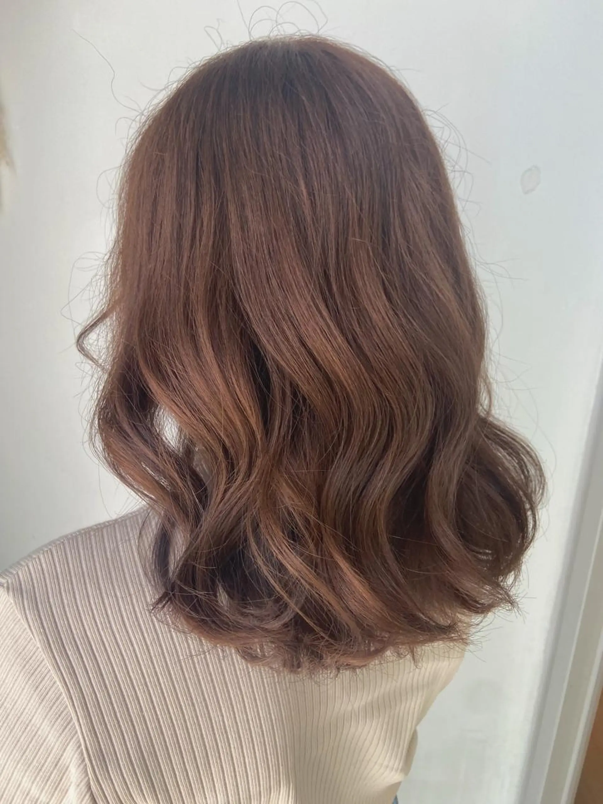 ミディアム カラー ベージュカラー ブラウンカラー ブラウンベージュ 後藤 卓哉のヘアスタイル