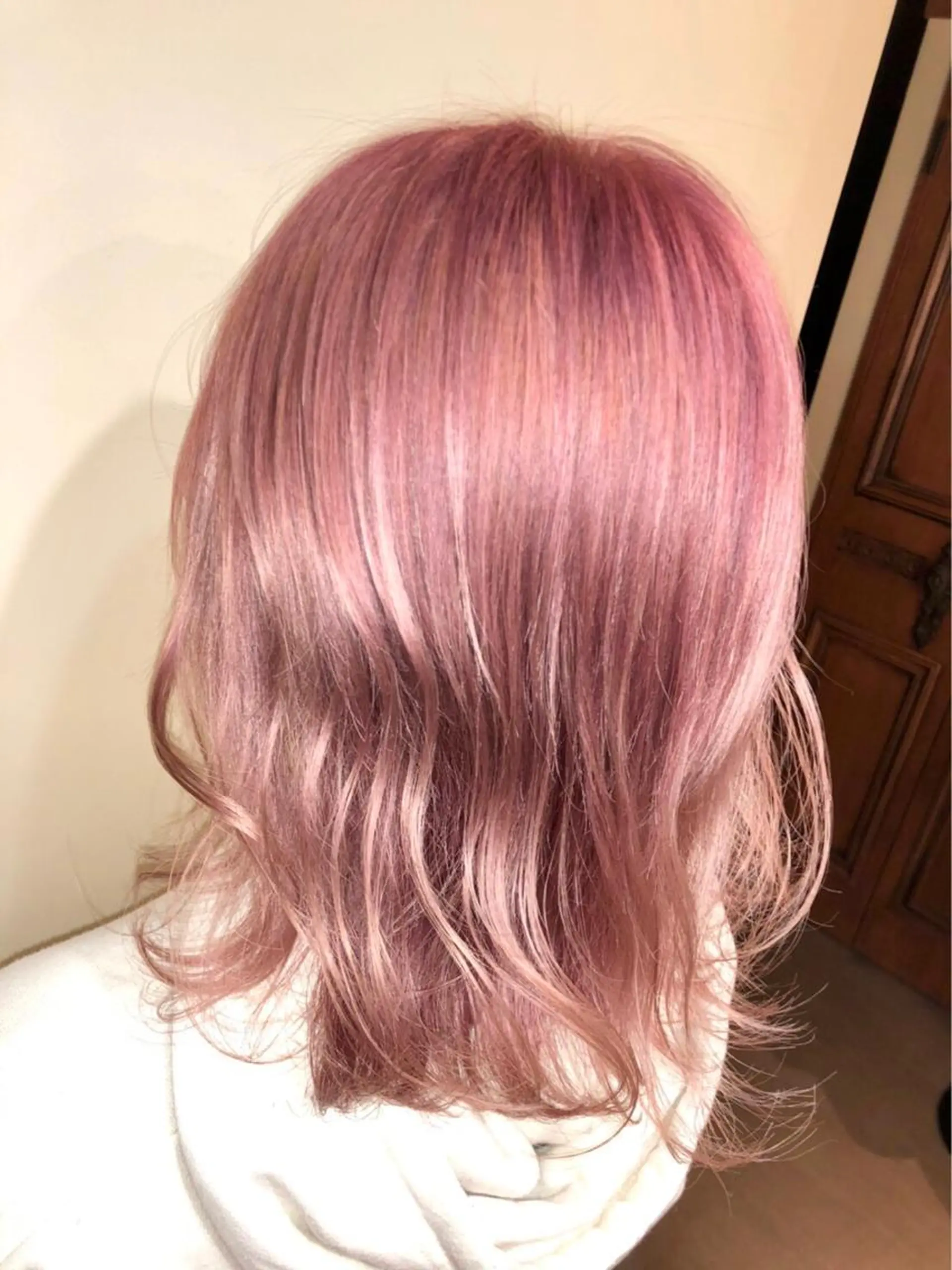 セミロング ヘアカラー トリートメント 💓シールエクステ ルミエールのヘアスタイル