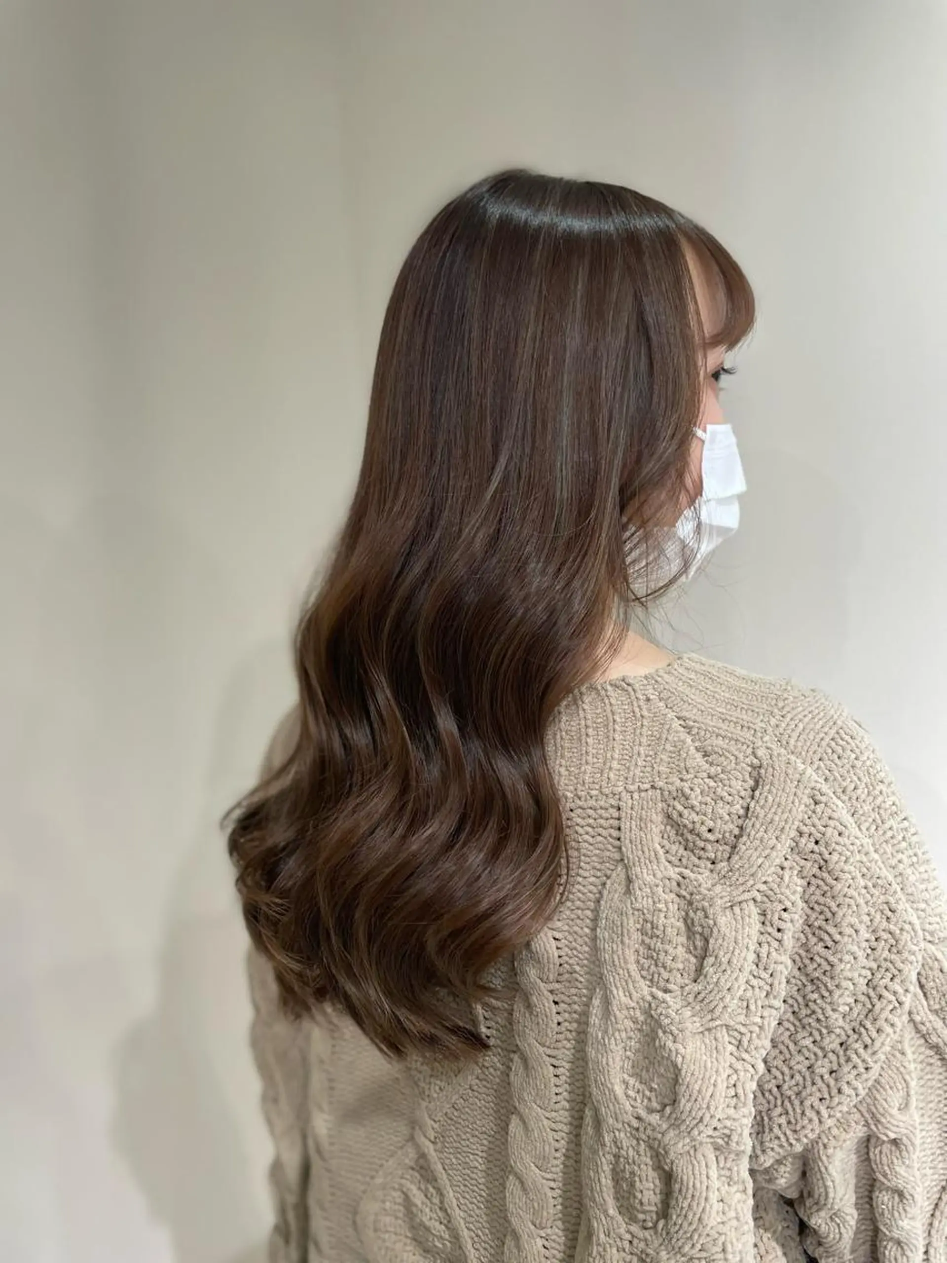 セミロング カラー ハイライトカラー ハイライト ヘアカラー 🦋美髪／エクステ 🦋アベイクミのヘアスタイル