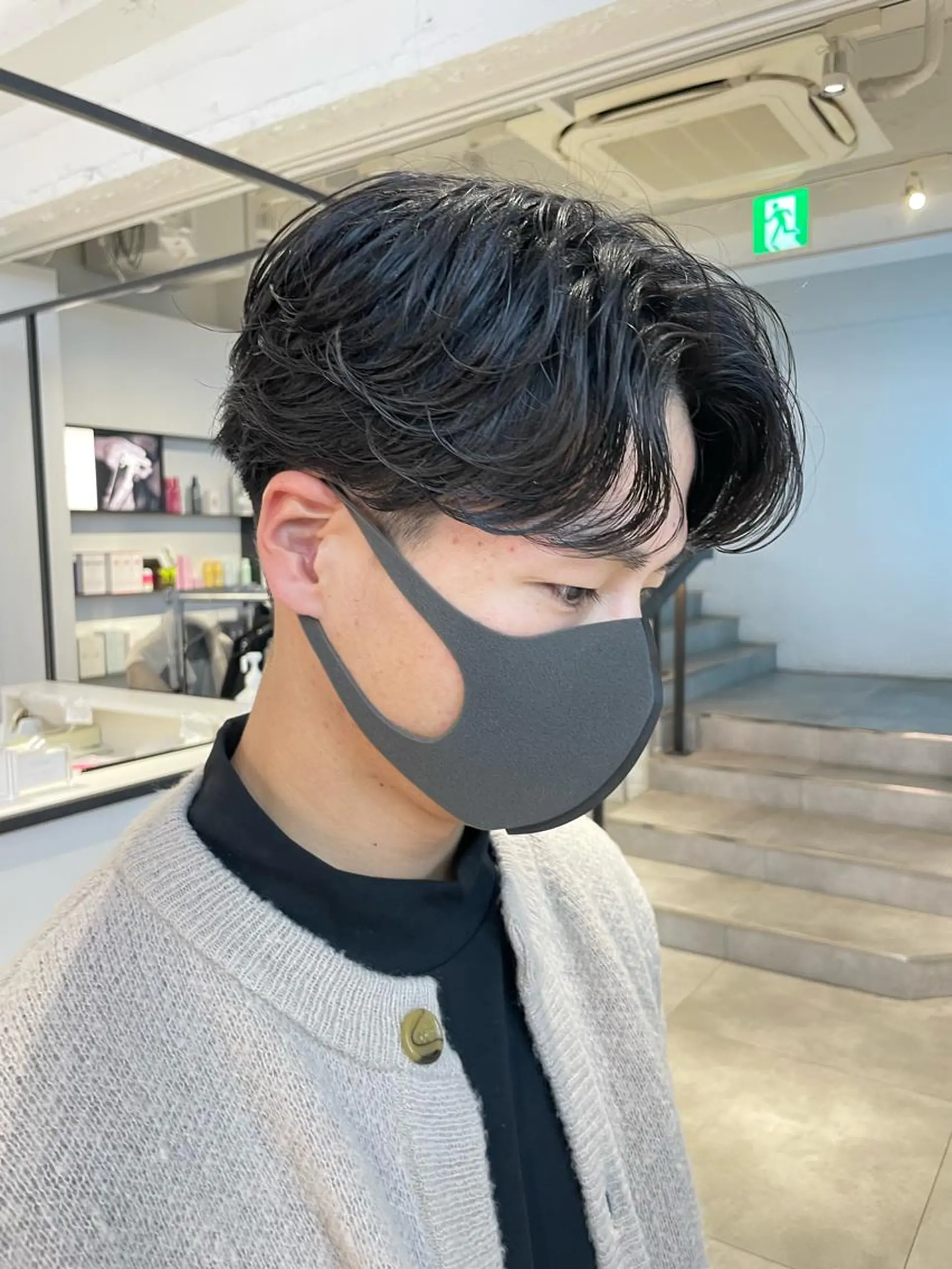 ショート パーマ メンズ カット パーマ 🇰🇷カルマパーマ kaito🇰🇷のヘアスタイル