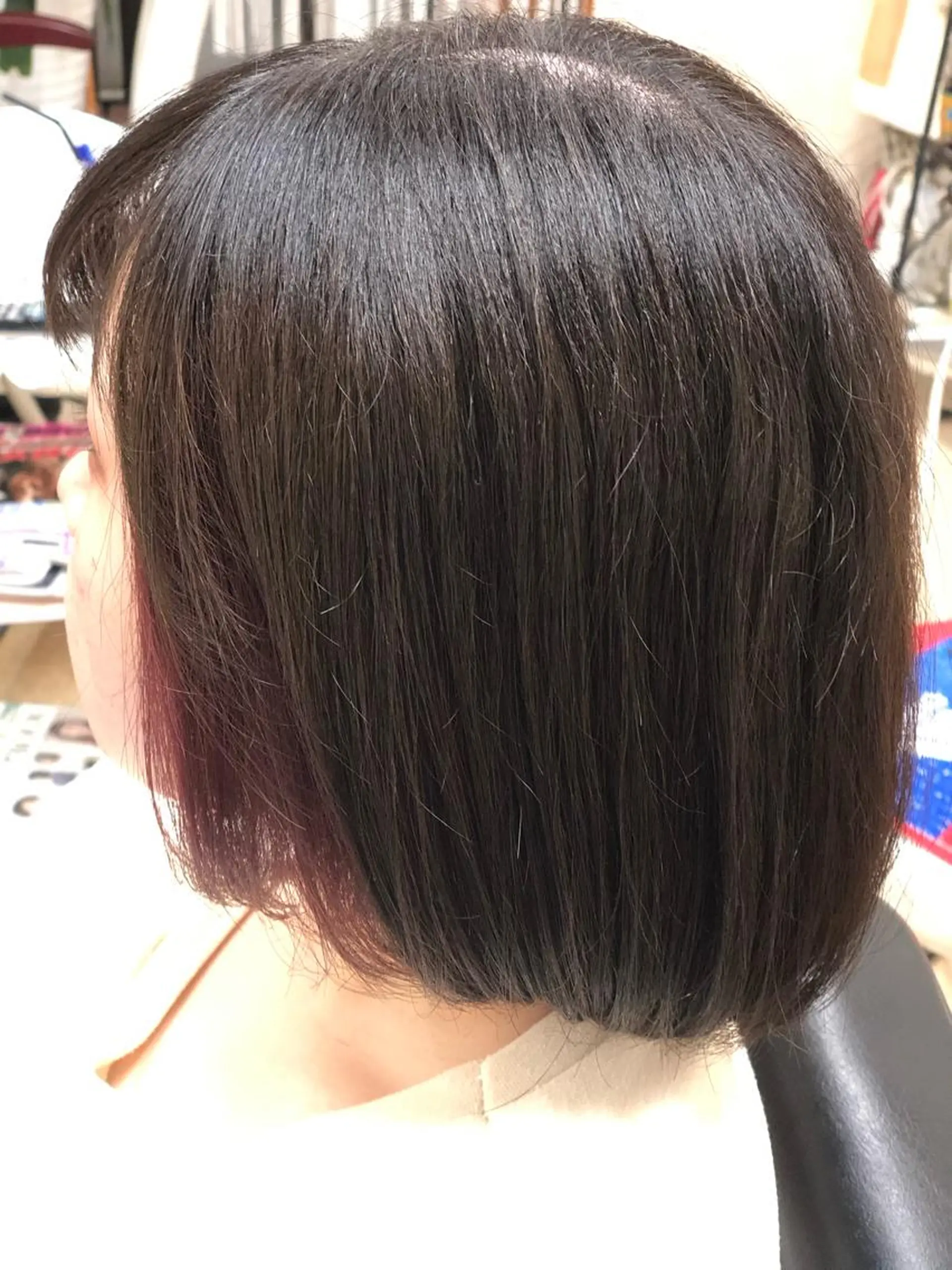 カラー インナーカラー レッドカラー 石塚 浩のヘアスタイル
