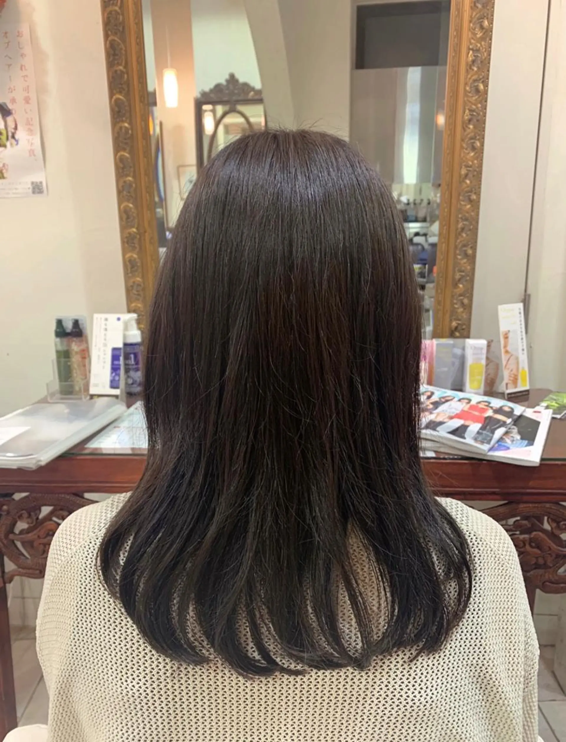 カラー 立石 タテイシのヘアスタイル
