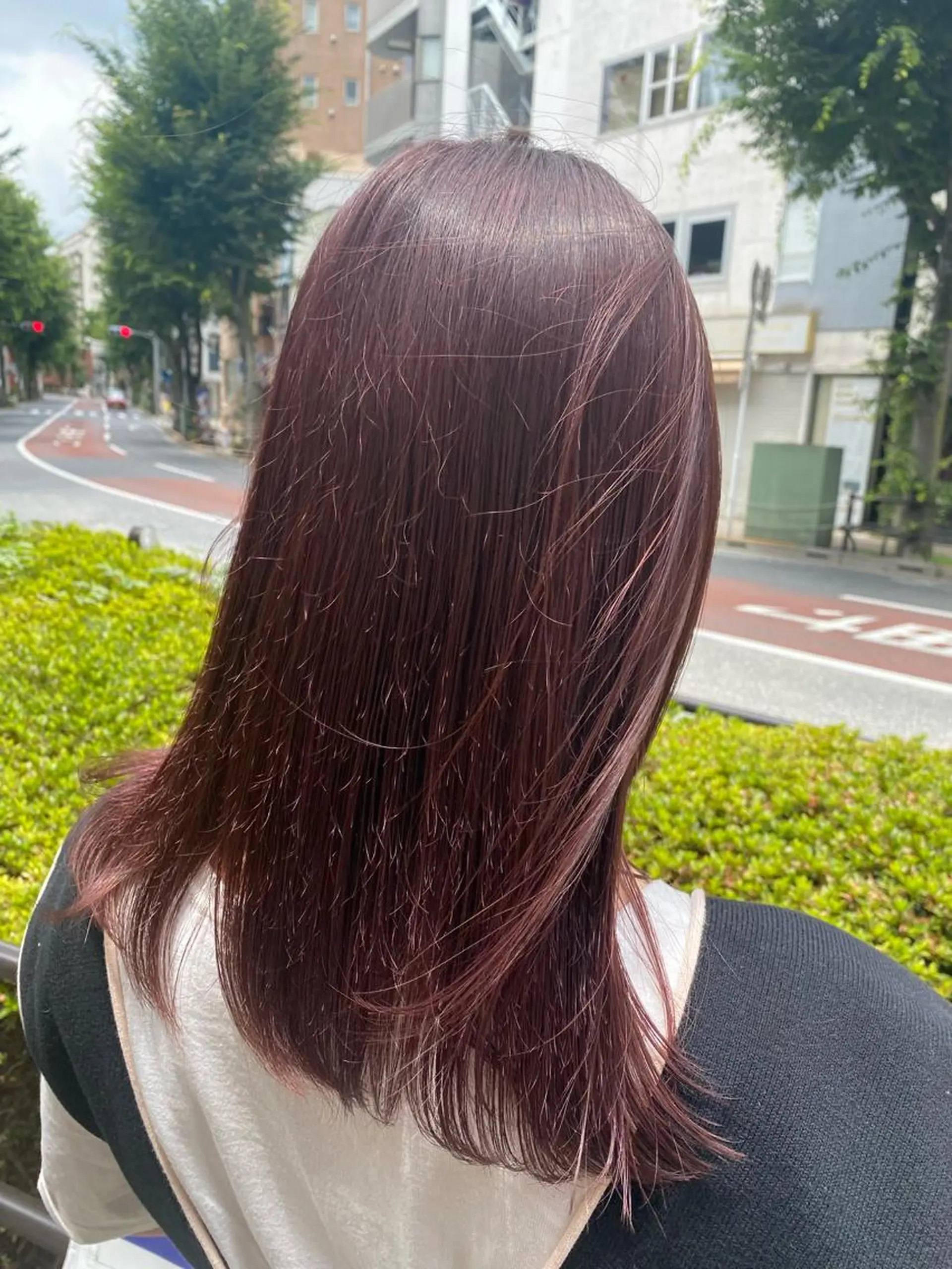 ロング カラー ヘアアレンジ TSUNA 🌙 Lim 五反田のマツエク・マツパデザイン