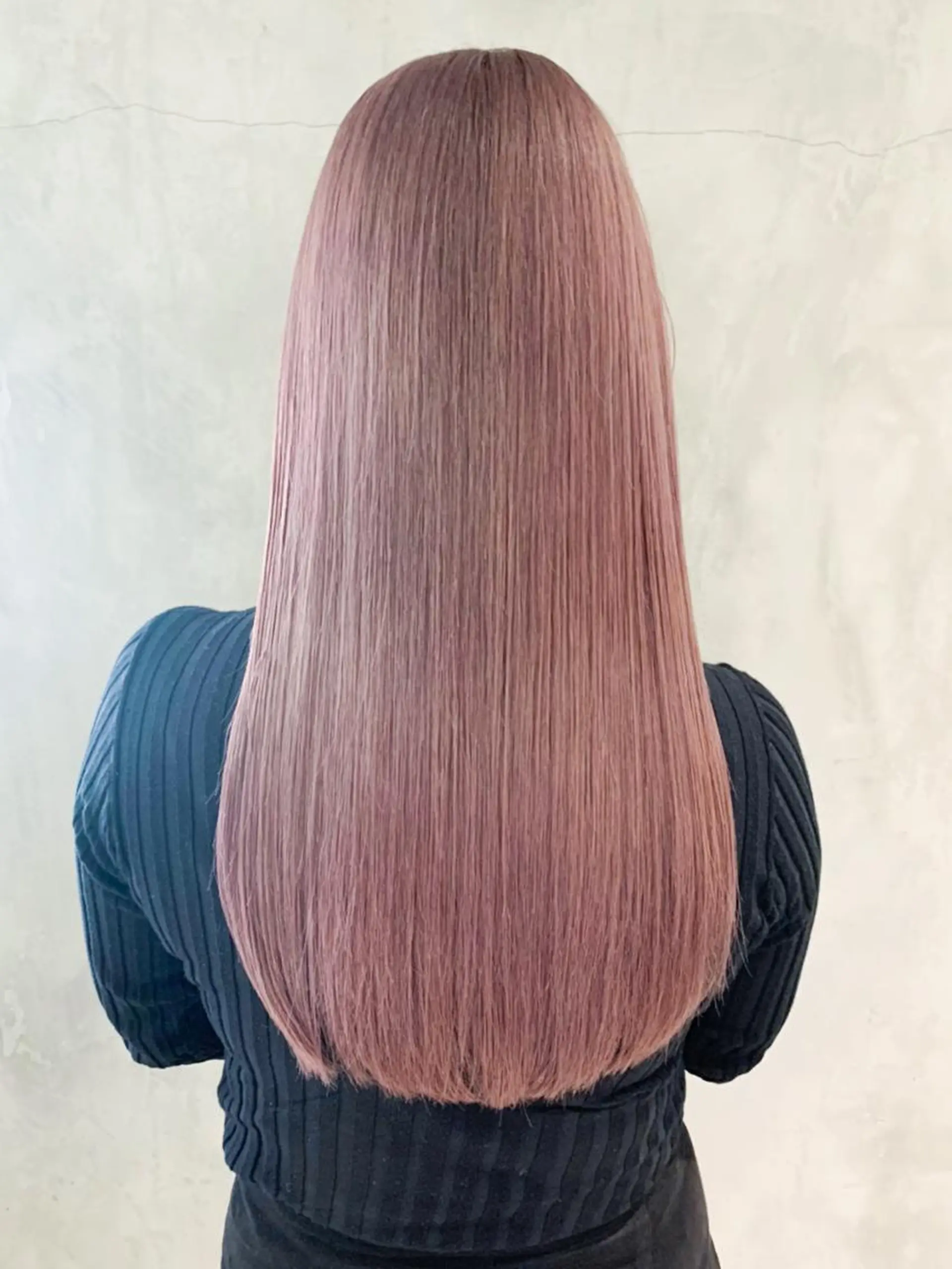 セミロング カラー パーマ ヘアアレンジ ピンクカラー ピンクパープル パープルカラー ITbyALBUM 浦和店のヘアスタイル