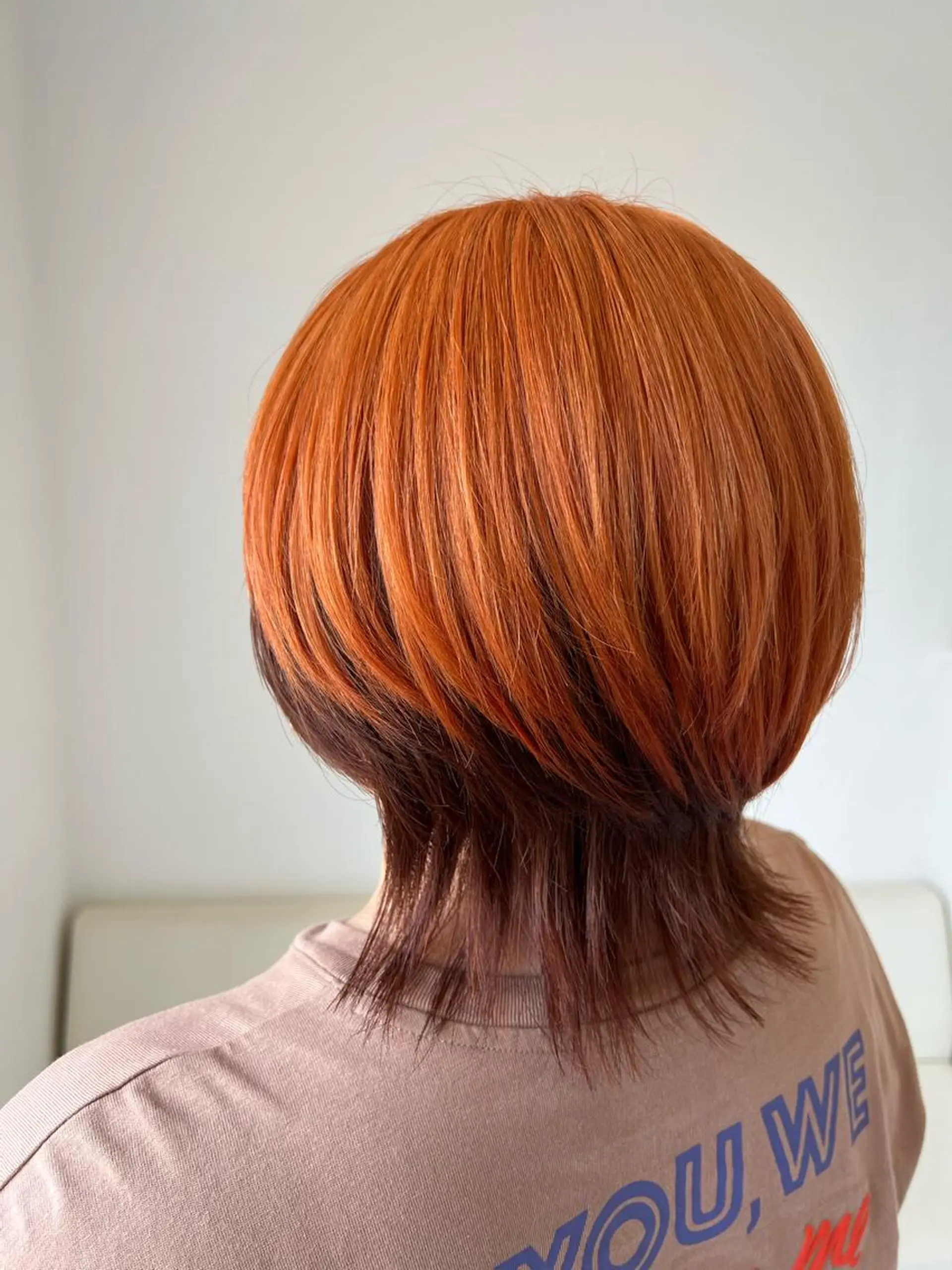 ミディアム ヘアカラー 下岡 奈津美のヘアスタイル