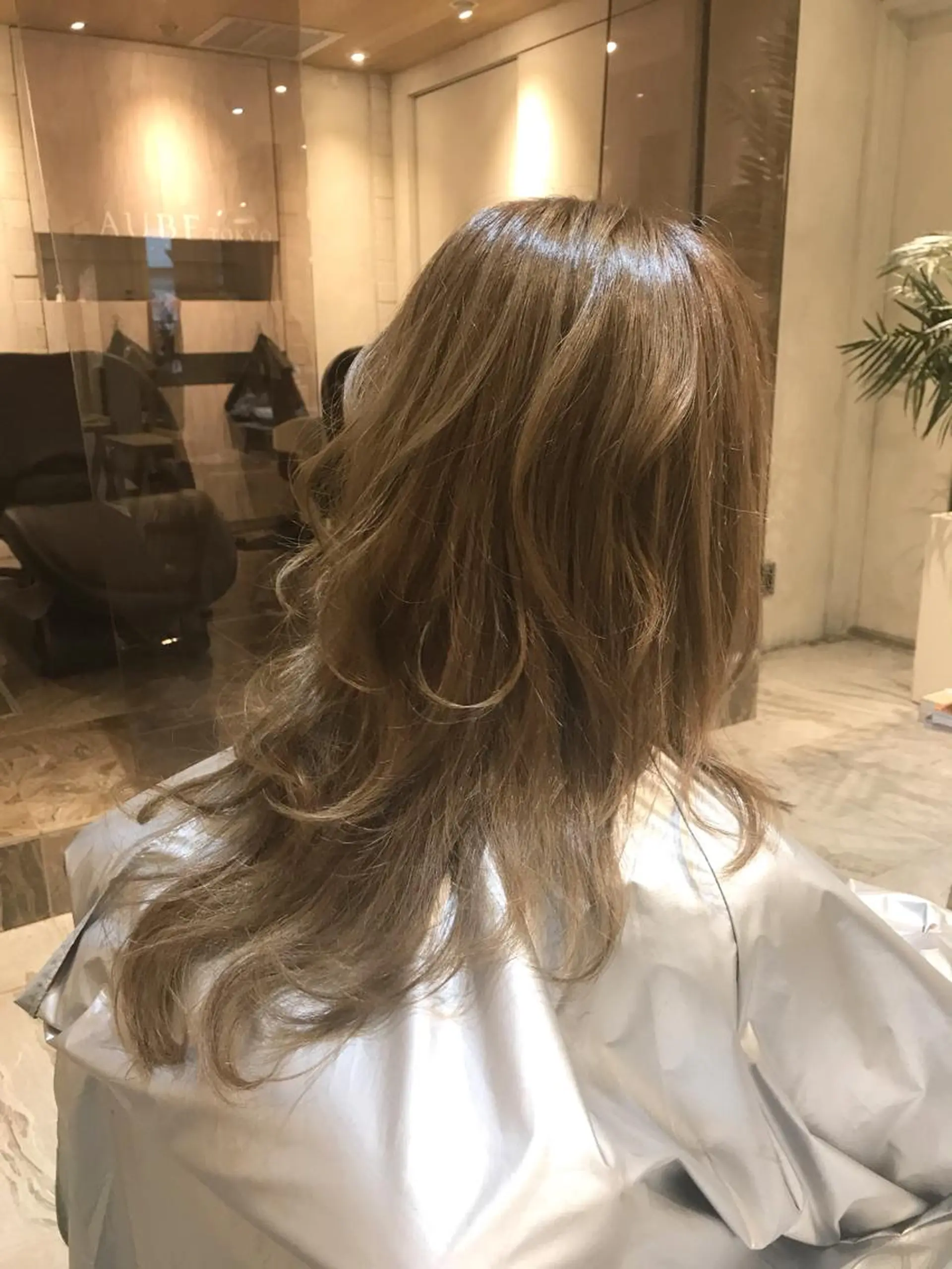 ミディアム カラー アッシュ アッシュグレー アッシュグレージュ 透明感カラー グレージュ 髪質改善・艶髪特化 木村侑平のヘアスタイル