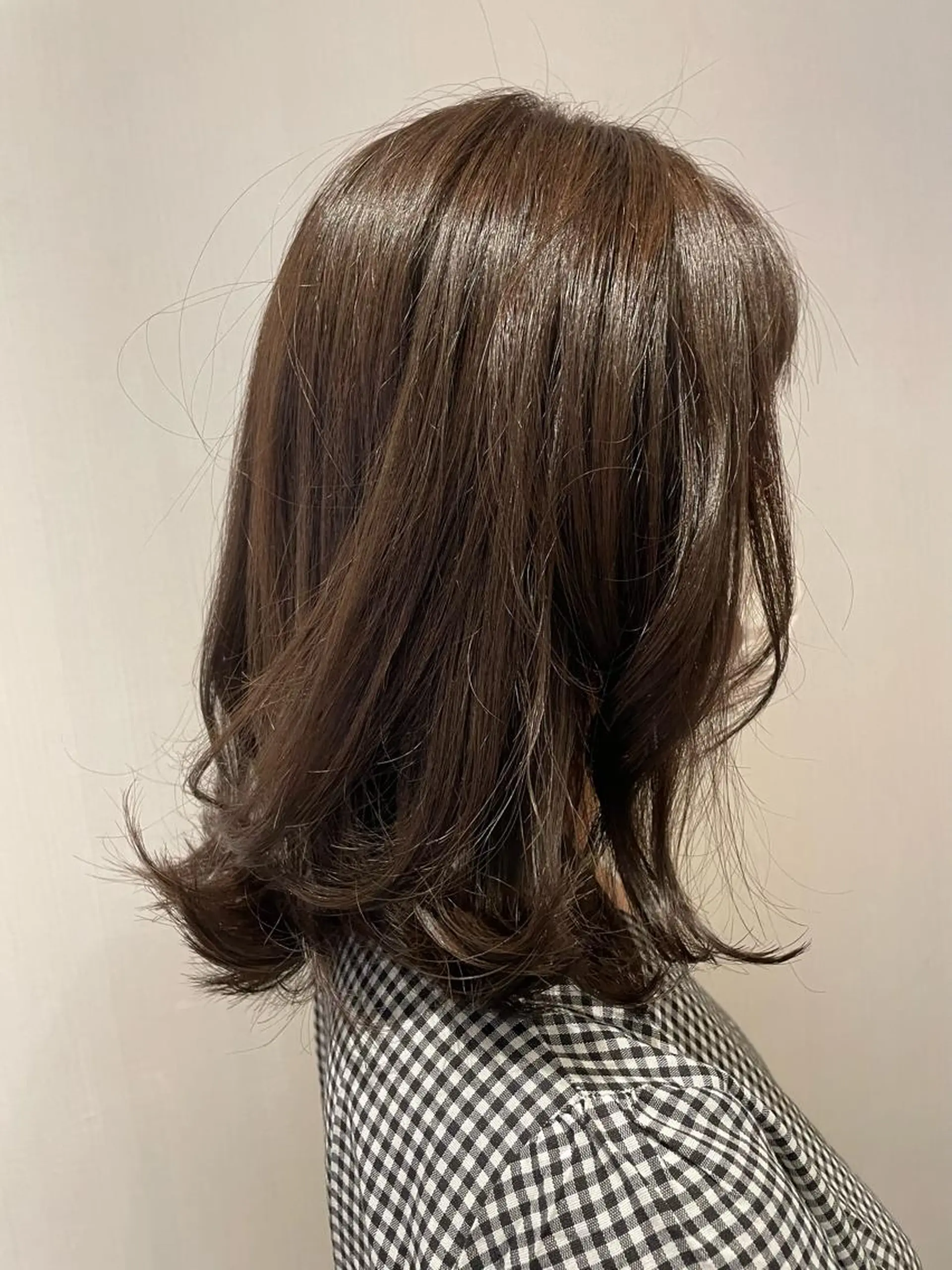 セミロング 外ハネヘア ナチュラル🧡可愛い MINAMIのヘアスタイル