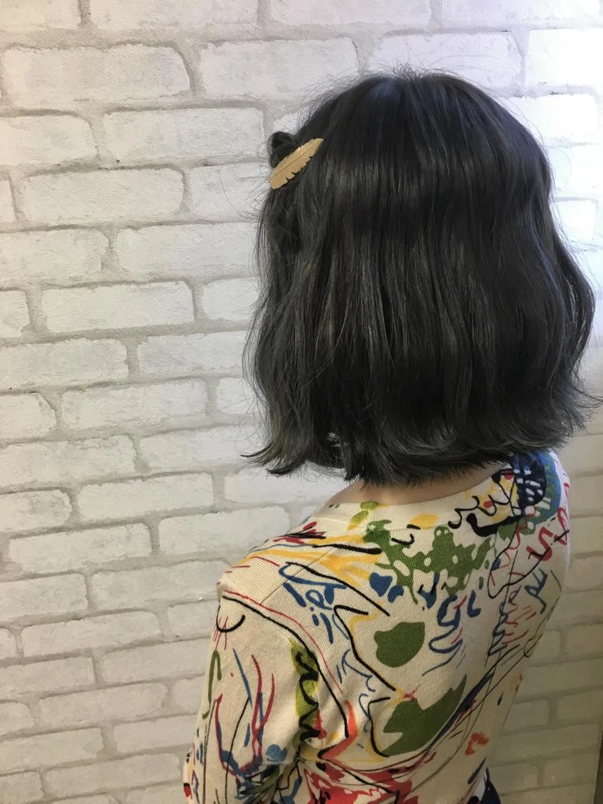 ショート アッシュ 髪質改善×レイヤー 高嶋のヘアスタイル