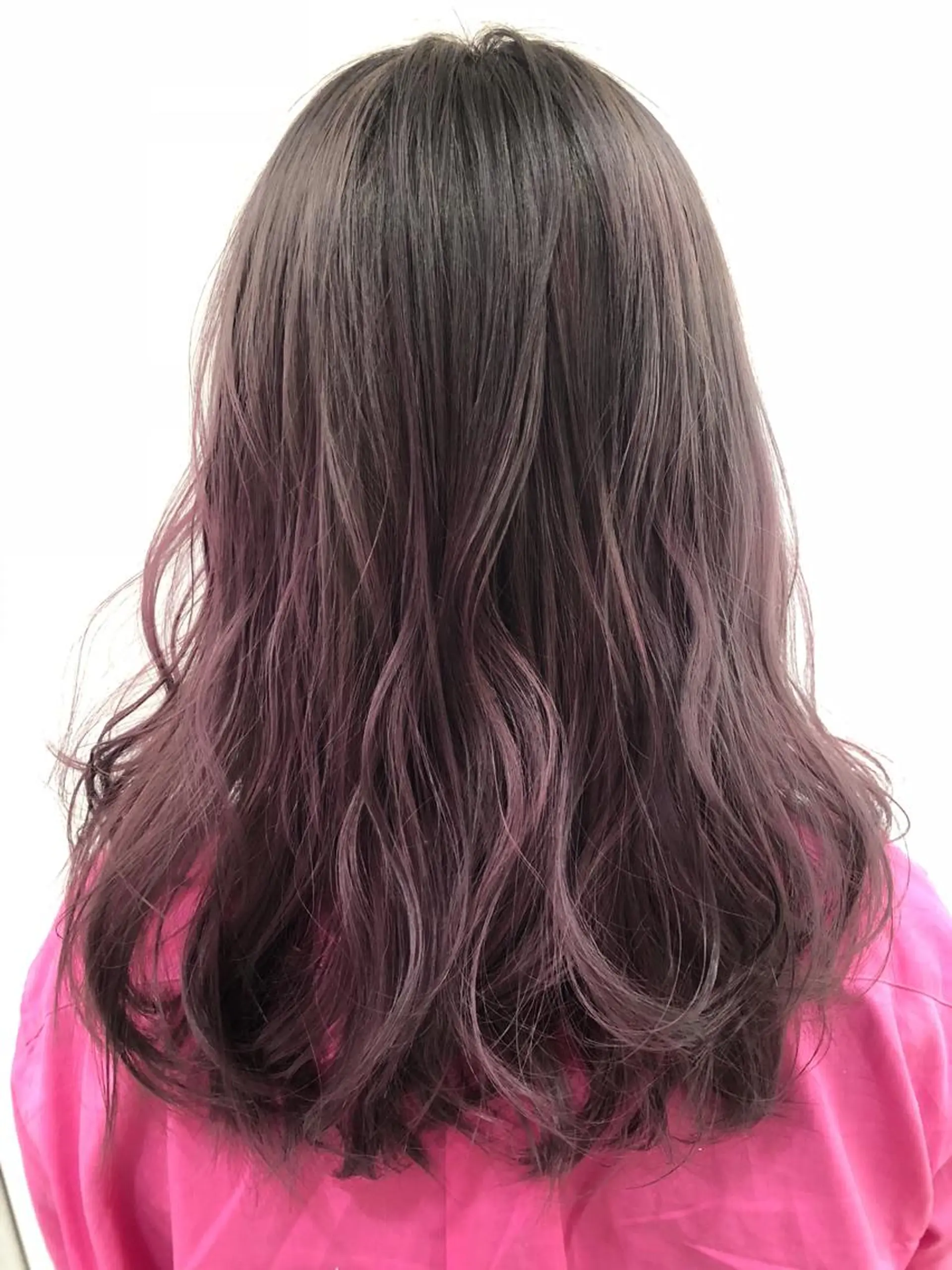 セミロング カラー パーマ ヘアアレンジ ヘアカラー Ma ruのヘアスタイル