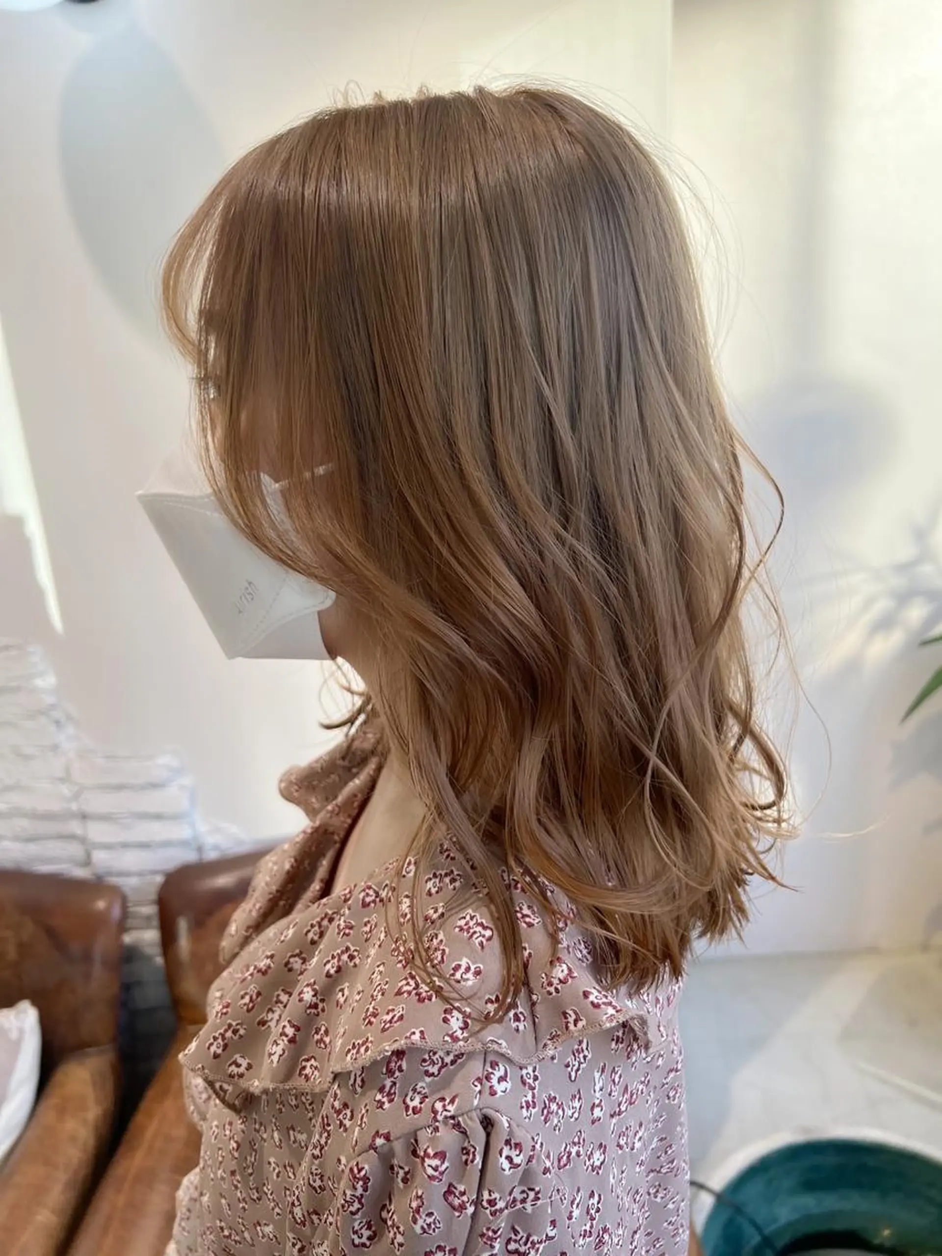 セミロング カラー 小顔カット "小顔カット" Fuko.のヘアスタイル