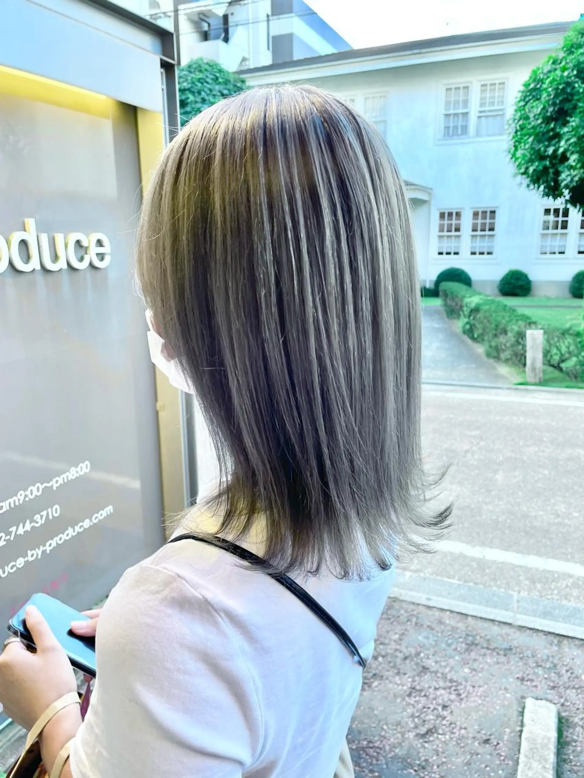 カラー 髪質改善×白髪ぼかし 美容師✂️武澤龍賀のヘアスタイル