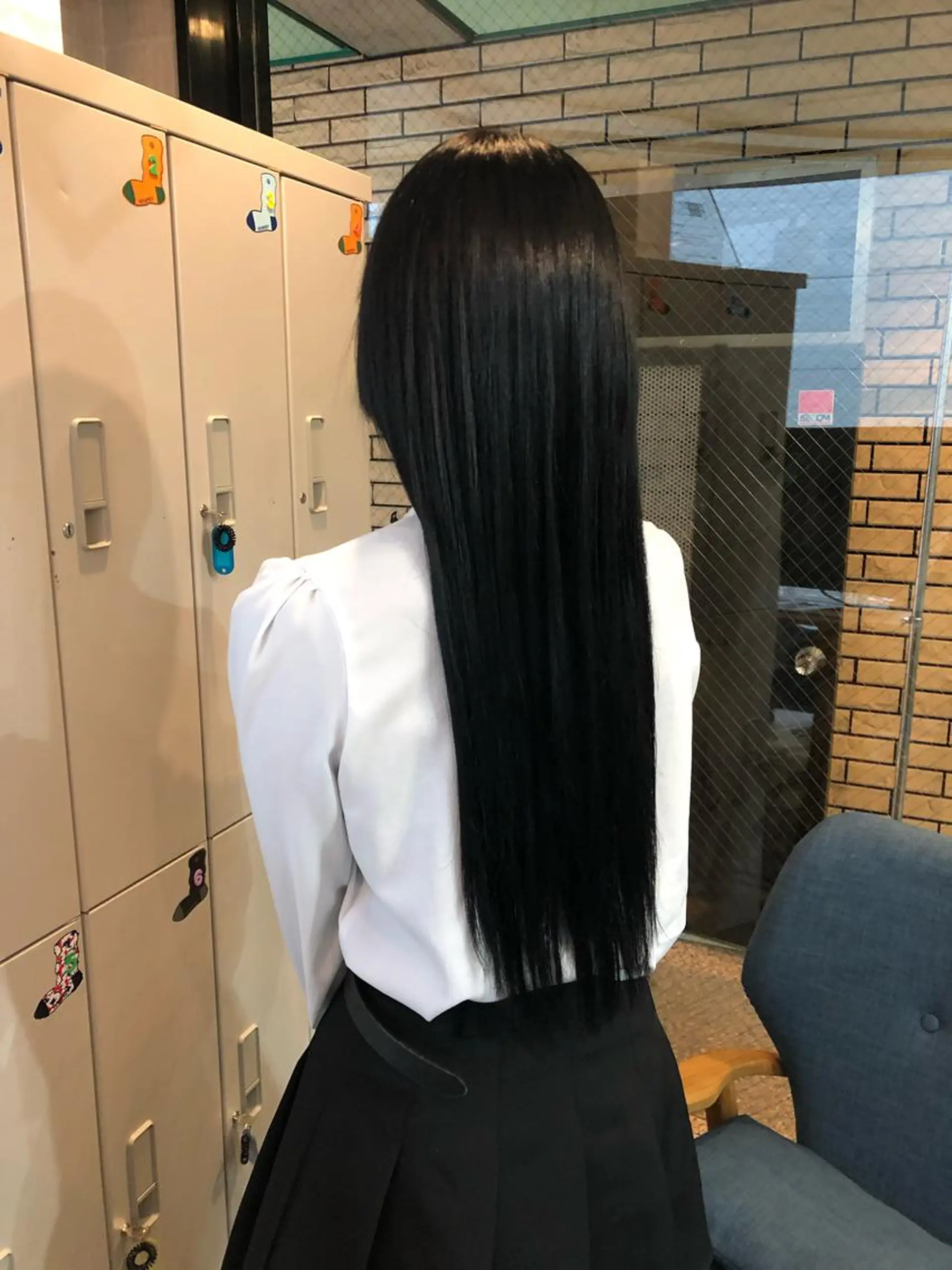 ロング シールエクステ ボブ エクステ ヨシンモリ 韓国風ヘア カット ヘアカラー トリートメント レイヤー/エクステ alpha下妻のヘアスタイル