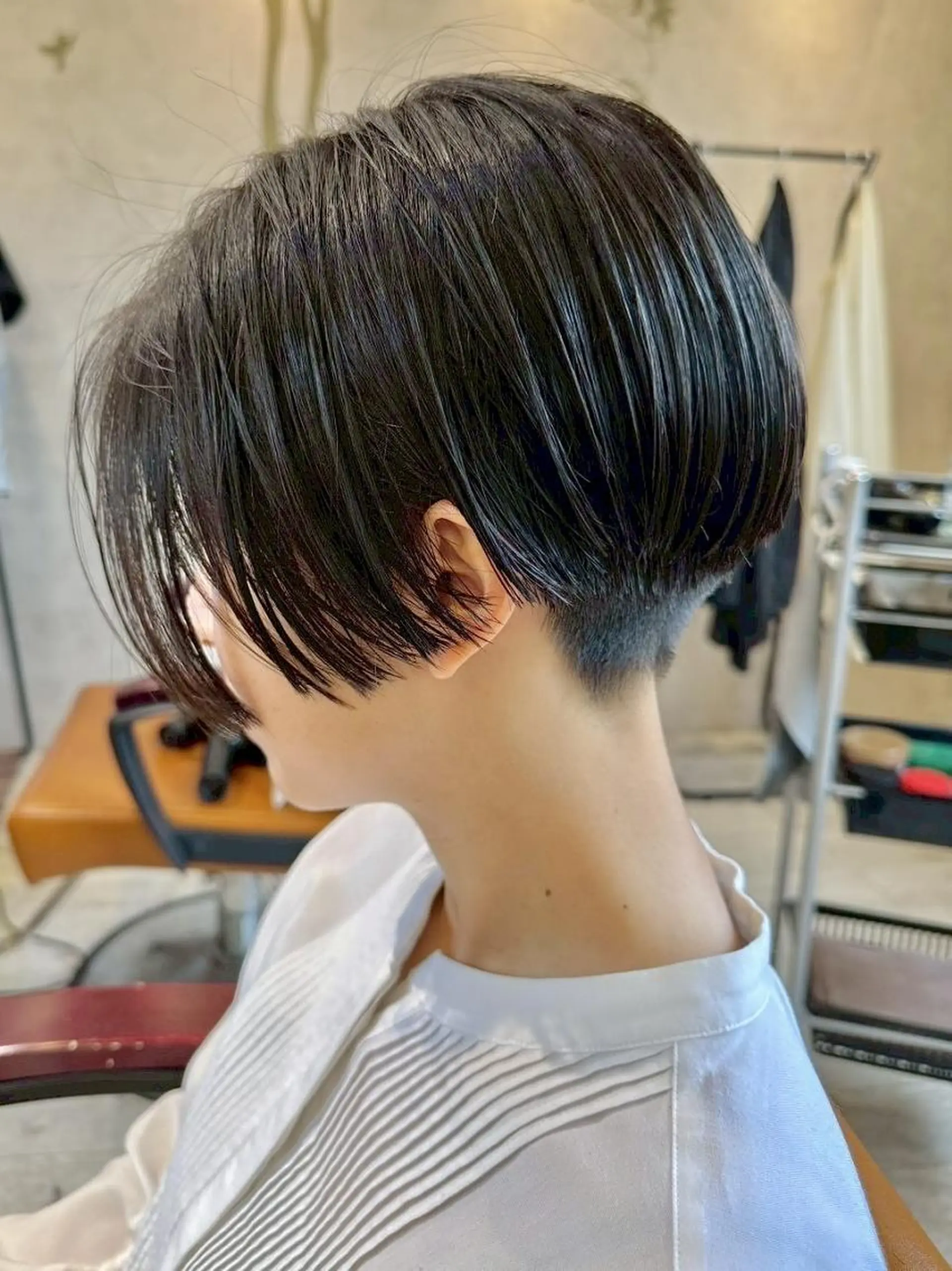 ショート カット ヘアカラー トリートメント 一宮駅3分/水野/ ショート/ボブのヘアスタイル