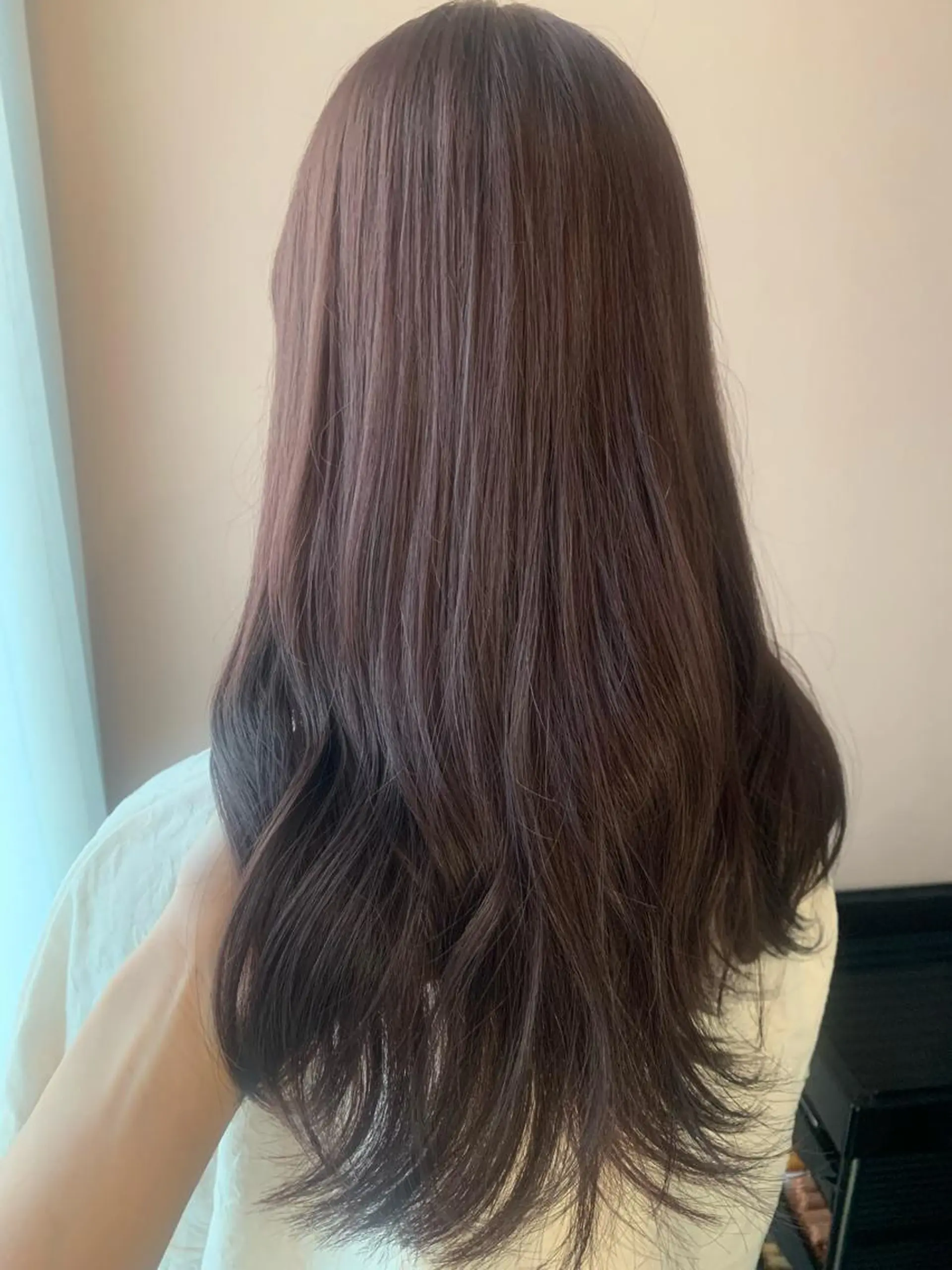 ロング カラー ブリーチ ケアカラー ブリーチなしカラー カット ヘアカラー トリートメント hub hair レイヤー/透明感のヘアスタイル