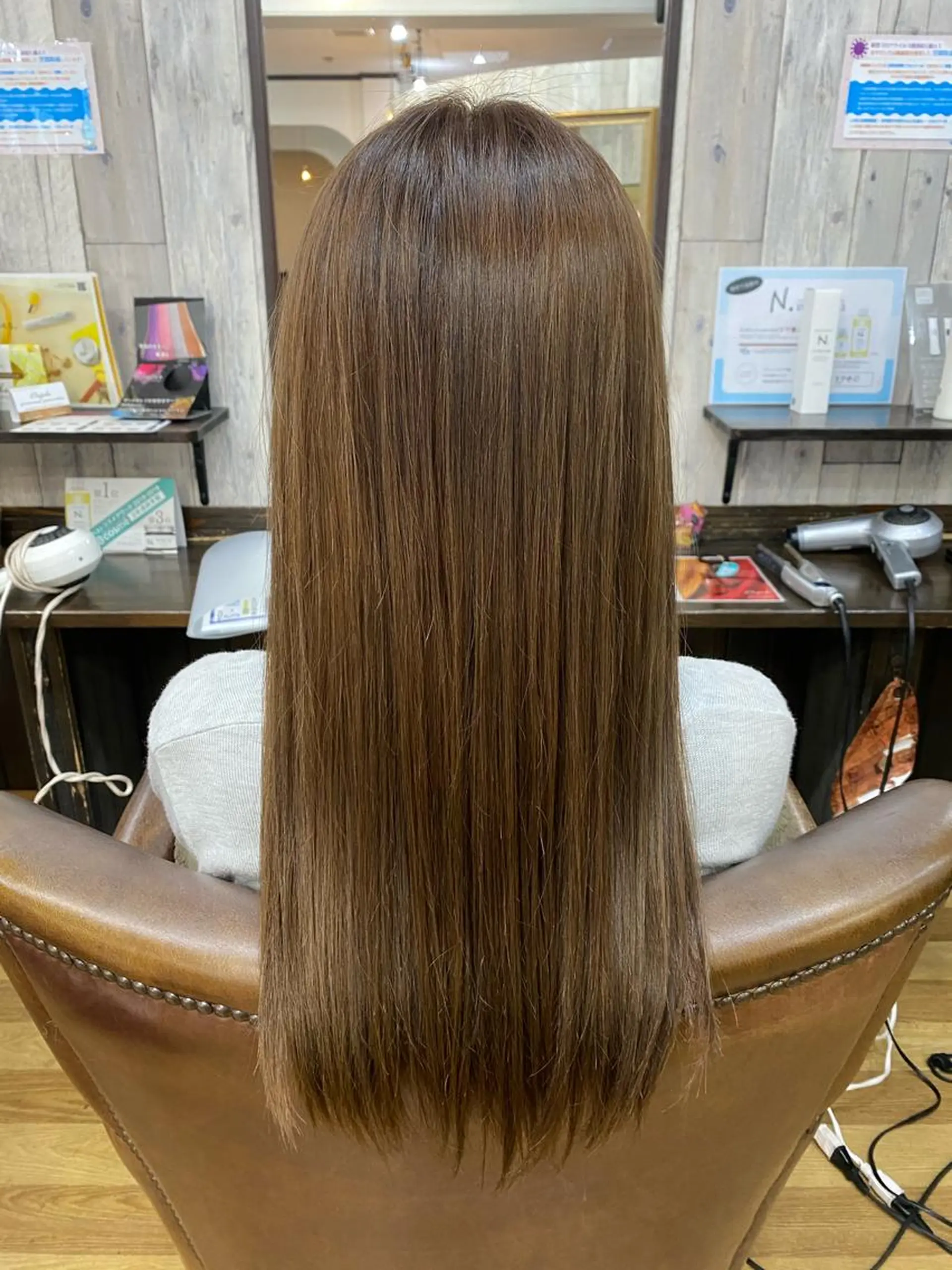 カラー ベージュカラー 大芝 沙耶のヘアスタイル