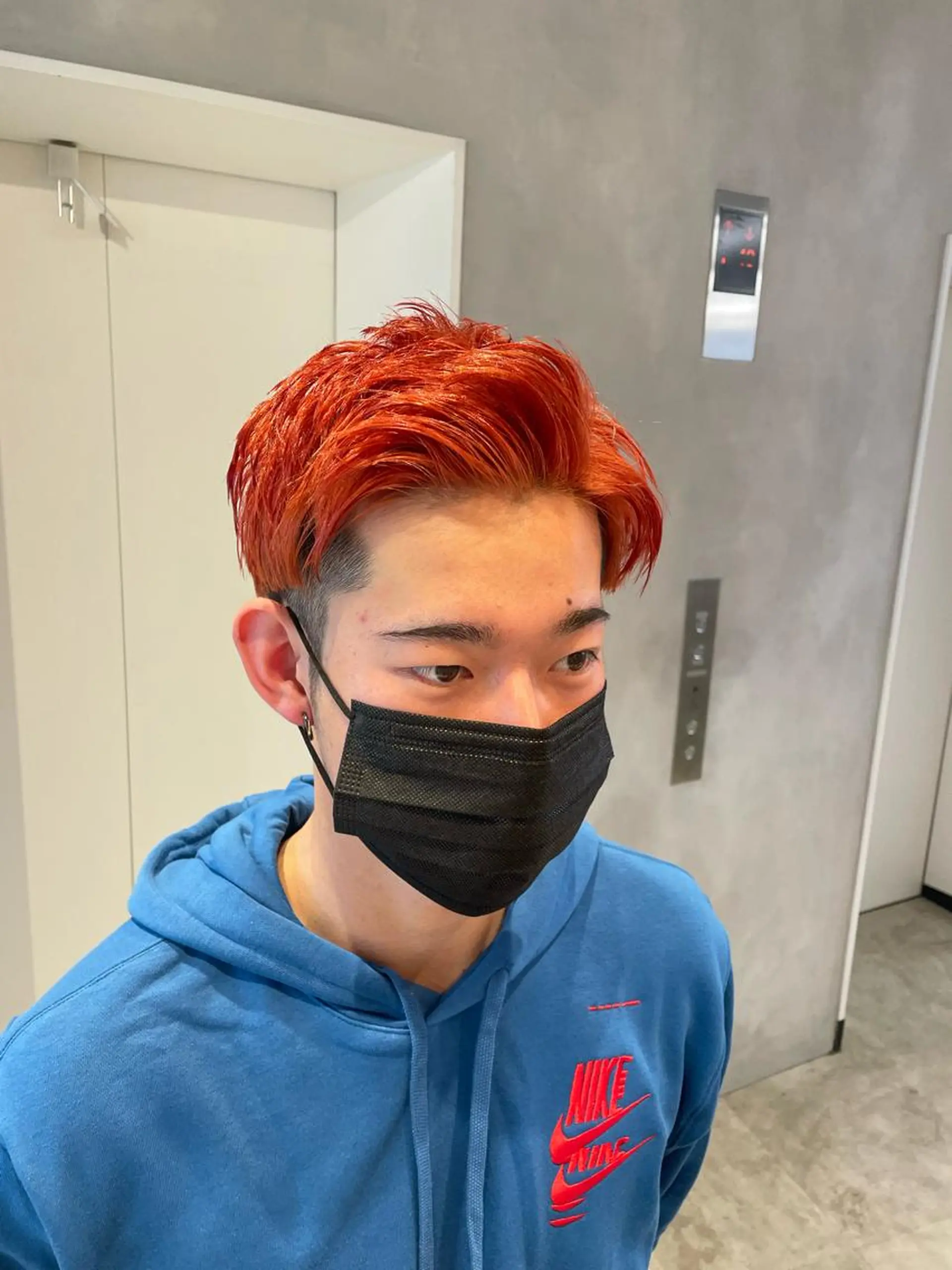 ショート カラー メンズ カット ヘアカラー トリートメント 渋谷レイヤーカット/ 暖色艶カラー🩵高橋のヘアスタイル