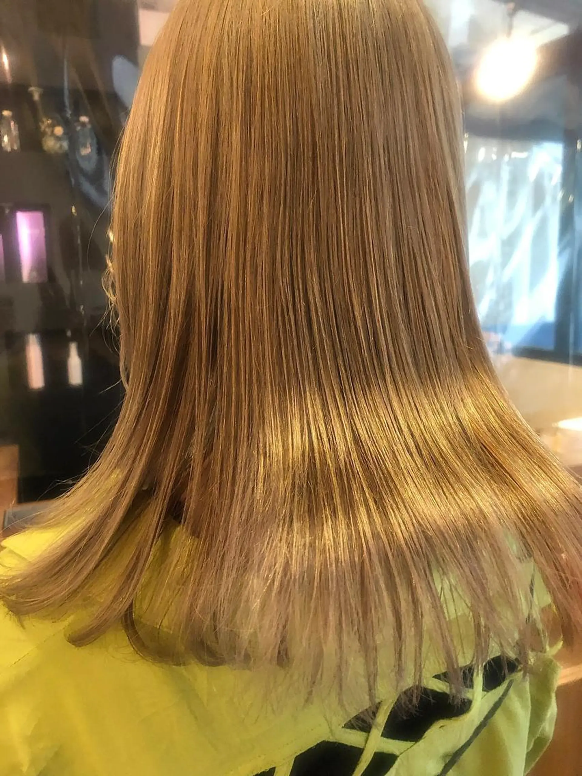 セミロング ヘアアレンジ 抜け感ボブ×パーマ ｜kazaneのヘアスタイル