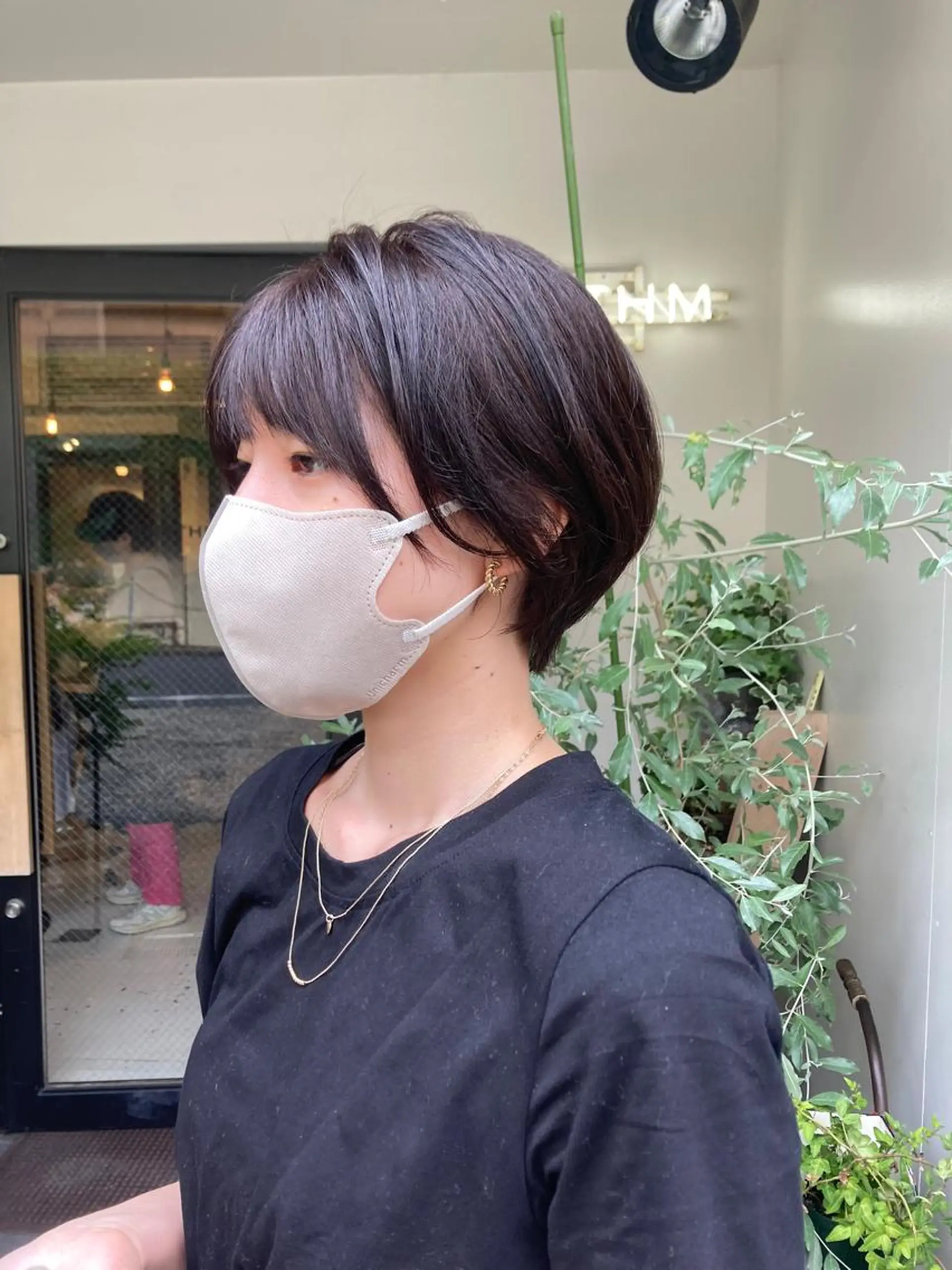 ショート ハイライト 髪質改善 ショートヘア 縮毛矯正 ✂︎岡根 京花✂︎のヘアスタイル