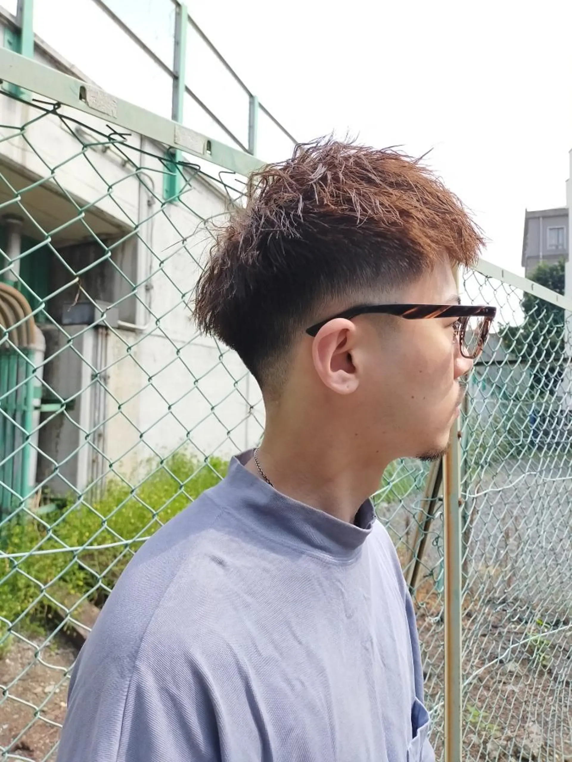 ショート メンズ フェードカット HIRO銀座仙台店所属・山並 つばさのヘアスタイル