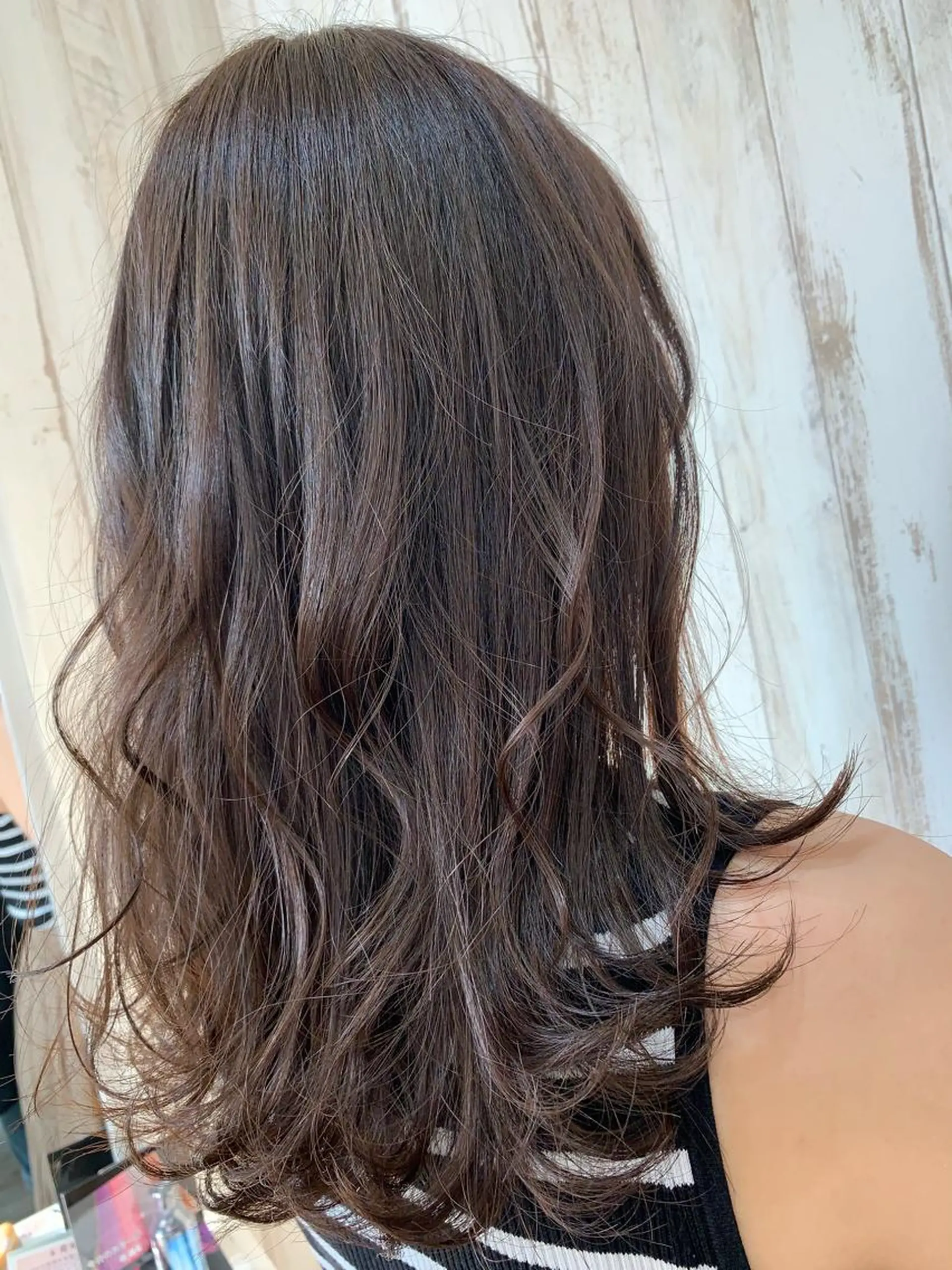 ミディアム カラー HAIR&MAKE.sia所属・心斎橋韓国ボブ 好原良真のヘアスタイル